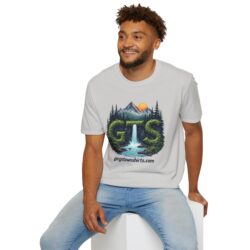 Nature-Inspired Gorge Town Graphic T-Shirt, Perfect for Outdoor Lovers, Adventure Apparel, Gift for Hikers, Casual Wear, Eco-Friendly Clothing