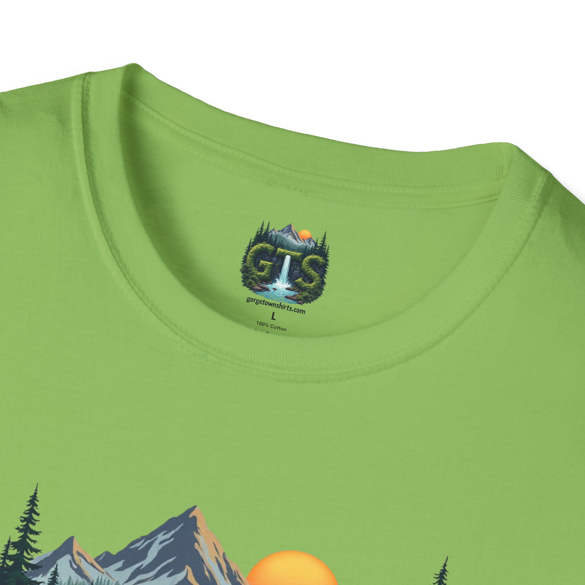 Nature-Inspired Gorge Town Graphic T-Shirt, Perfect for Outdoor Lovers, Adventure Apparel, Gift for Hikers, Casual Wear, Eco-Friendly Clothing - Image 52