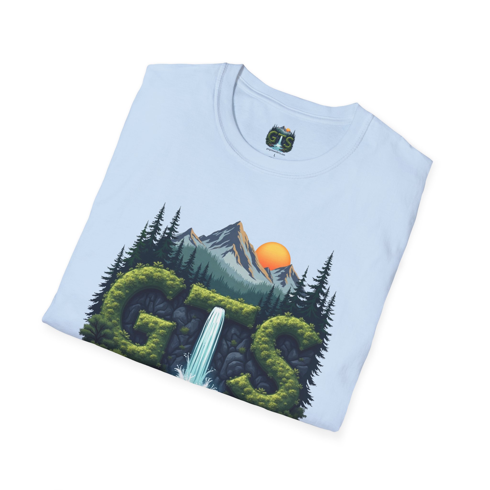Nature-Inspired Gorge Town Graphic T-Shirt, Perfect for Outdoor Lovers, Adventure Apparel, Gift for Hikers, Casual Wear, Eco-Friendly Clothing - Image 74
