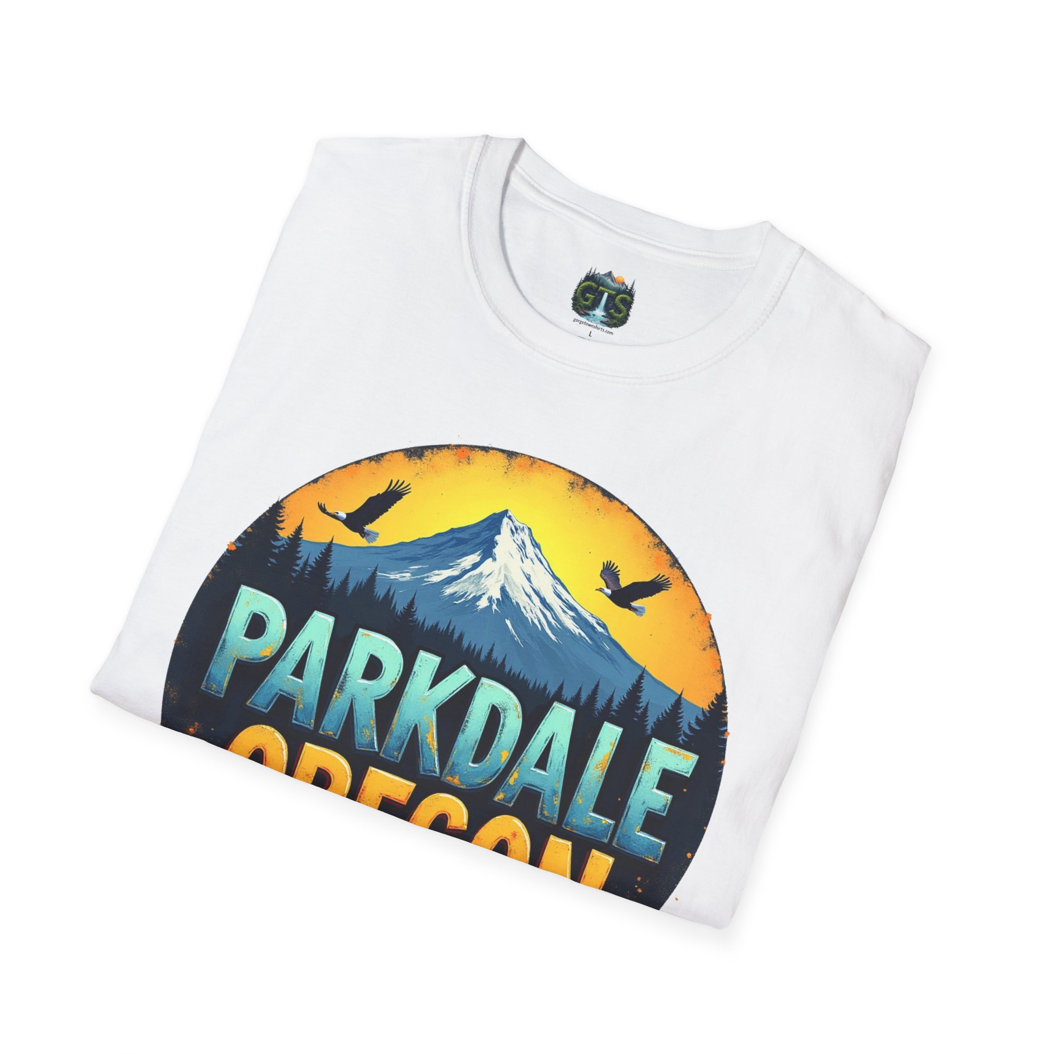 Parkdale Oregon Graphic T-Shirt, Unisex Softstyle Tee, Adventure Shirt, Nature Lovers Gift, Casual Wear, Outdoor Enthusiast Apparel - Image 4