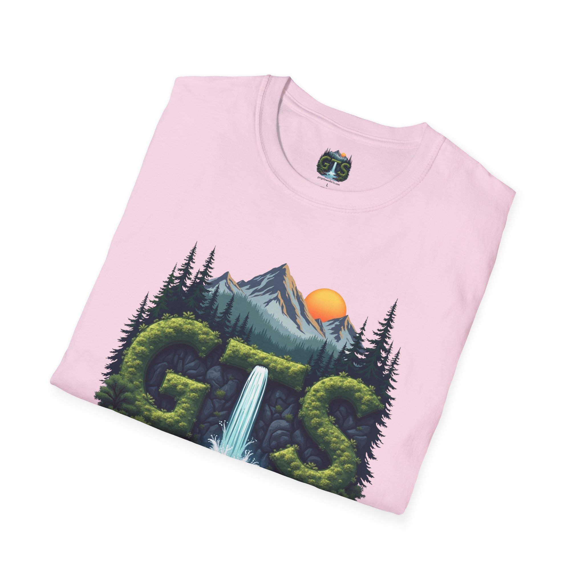 Nature-Inspired Gorge Town Graphic T-Shirt, Perfect for Outdoor Lovers, Adventure Apparel, Gift for Hikers, Casual Wear, Eco-Friendly Clothing - Image 88