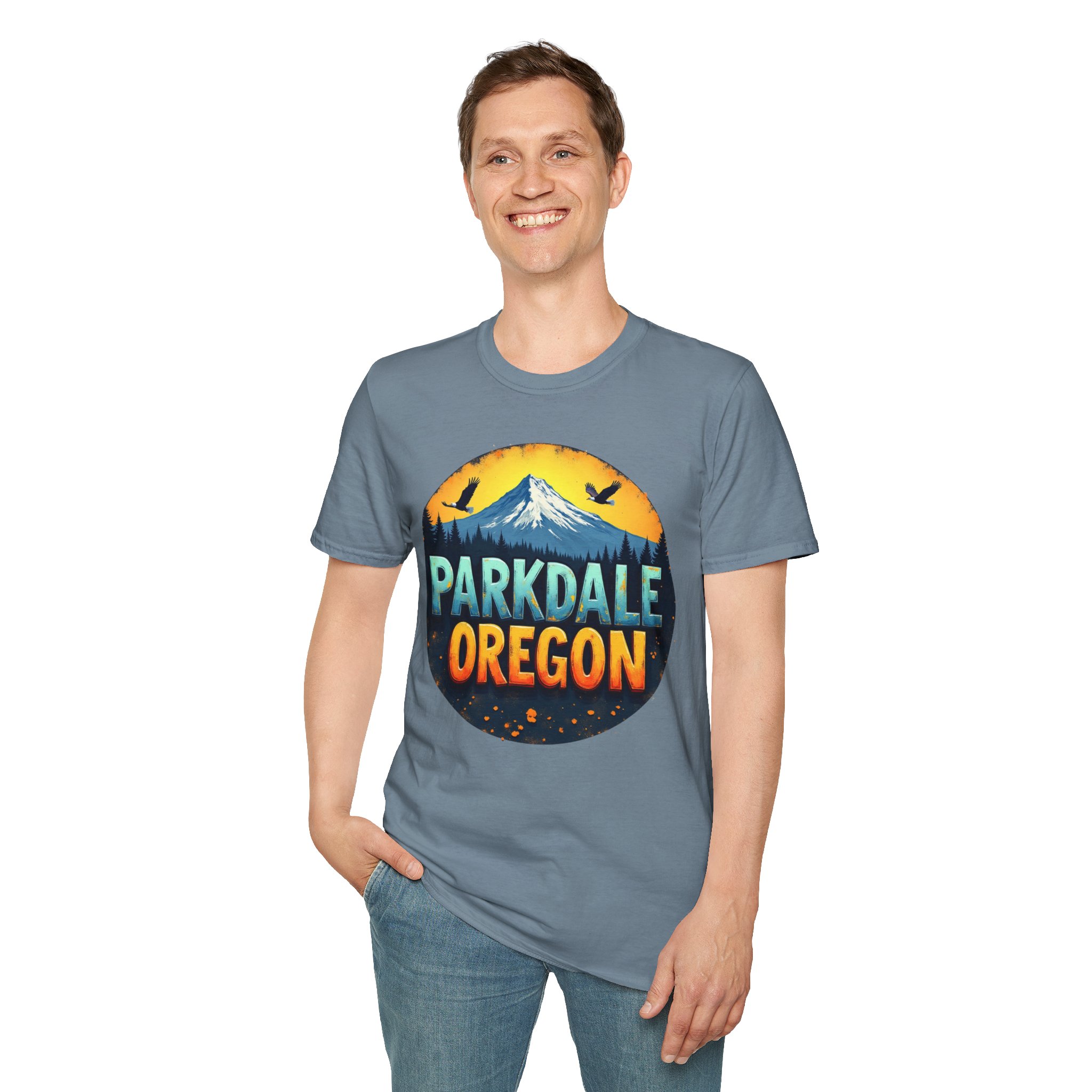 Parkdale Oregon Graphic T-Shirt, Unisex Softstyle Tee, Adventure Shirt, Nature Lovers Gift, Casual Wear, Outdoor Enthusiast Apparel - Image 59