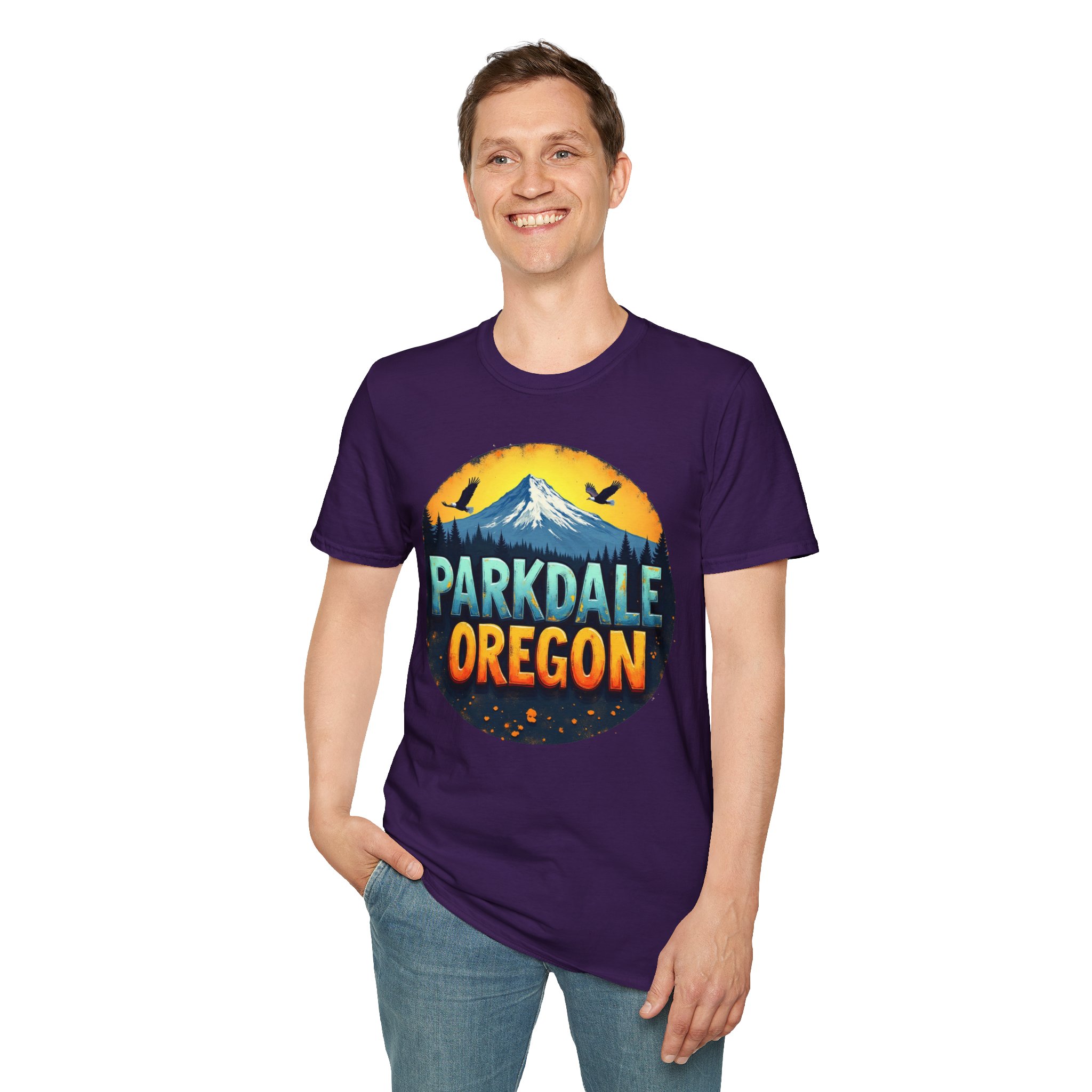Parkdale Oregon Graphic T-Shirt, Unisex Softstyle Tee, Adventure Shirt, Nature Lovers Gift, Casual Wear, Outdoor Enthusiast Apparel - Image 64