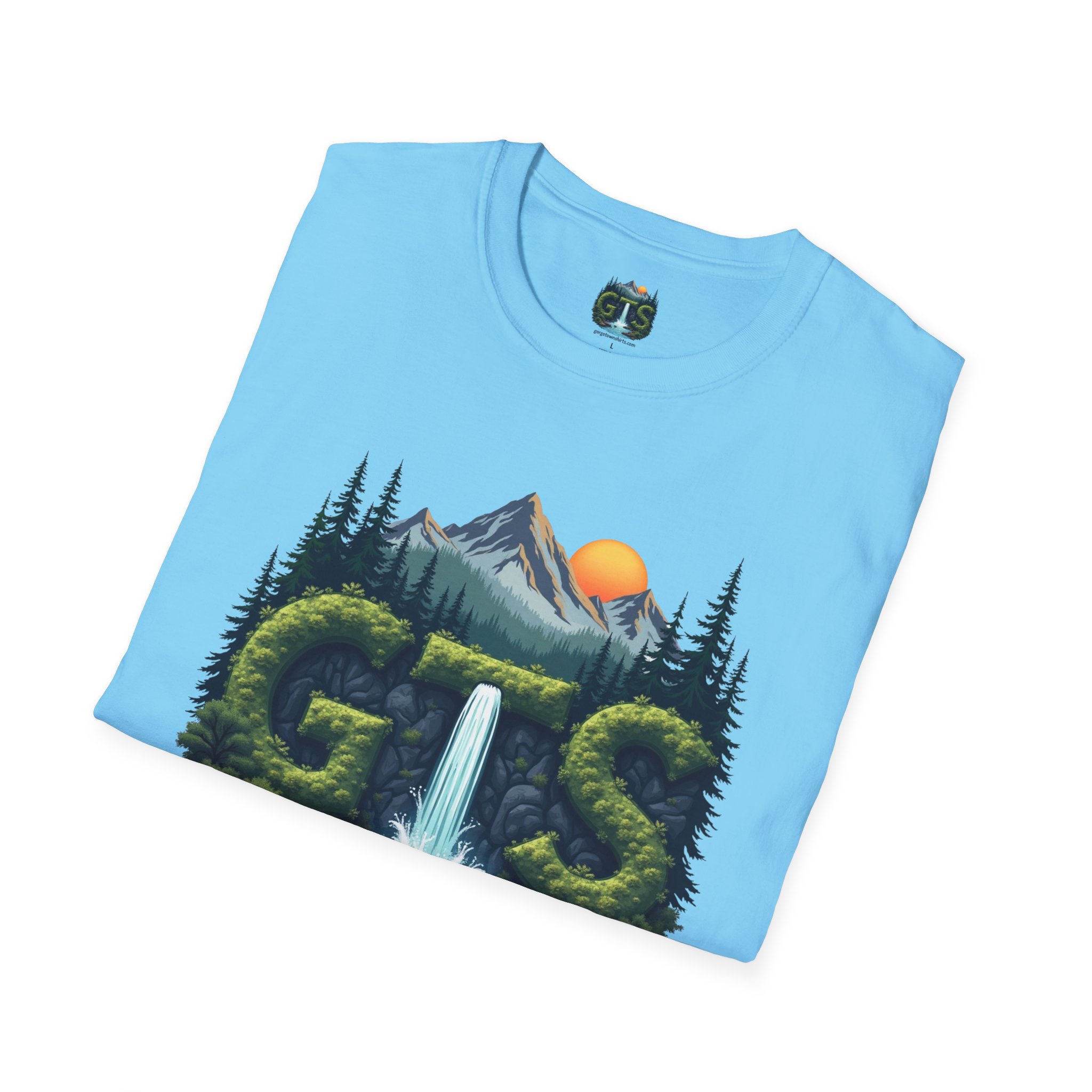 Nature-Inspired Gorge Town Graphic T-Shirt, Perfect for Outdoor Lovers, Adventure Apparel, Gift for Hikers, Casual Wear, Eco-Friendly Clothing - Image 67