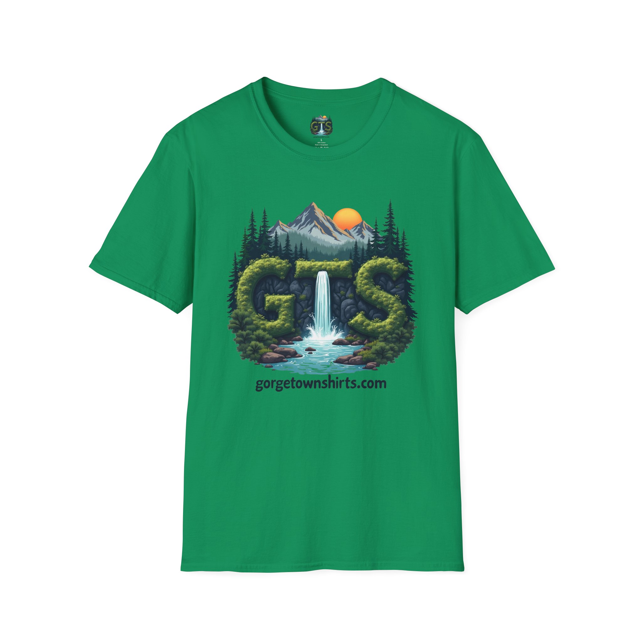 Nature-Inspired Gorge Town Graphic T-Shirt, Perfect for Outdoor Lovers, Adventure Apparel, Gift for Hikers, Casual Wear, Eco-Friendly Clothing - Image 57