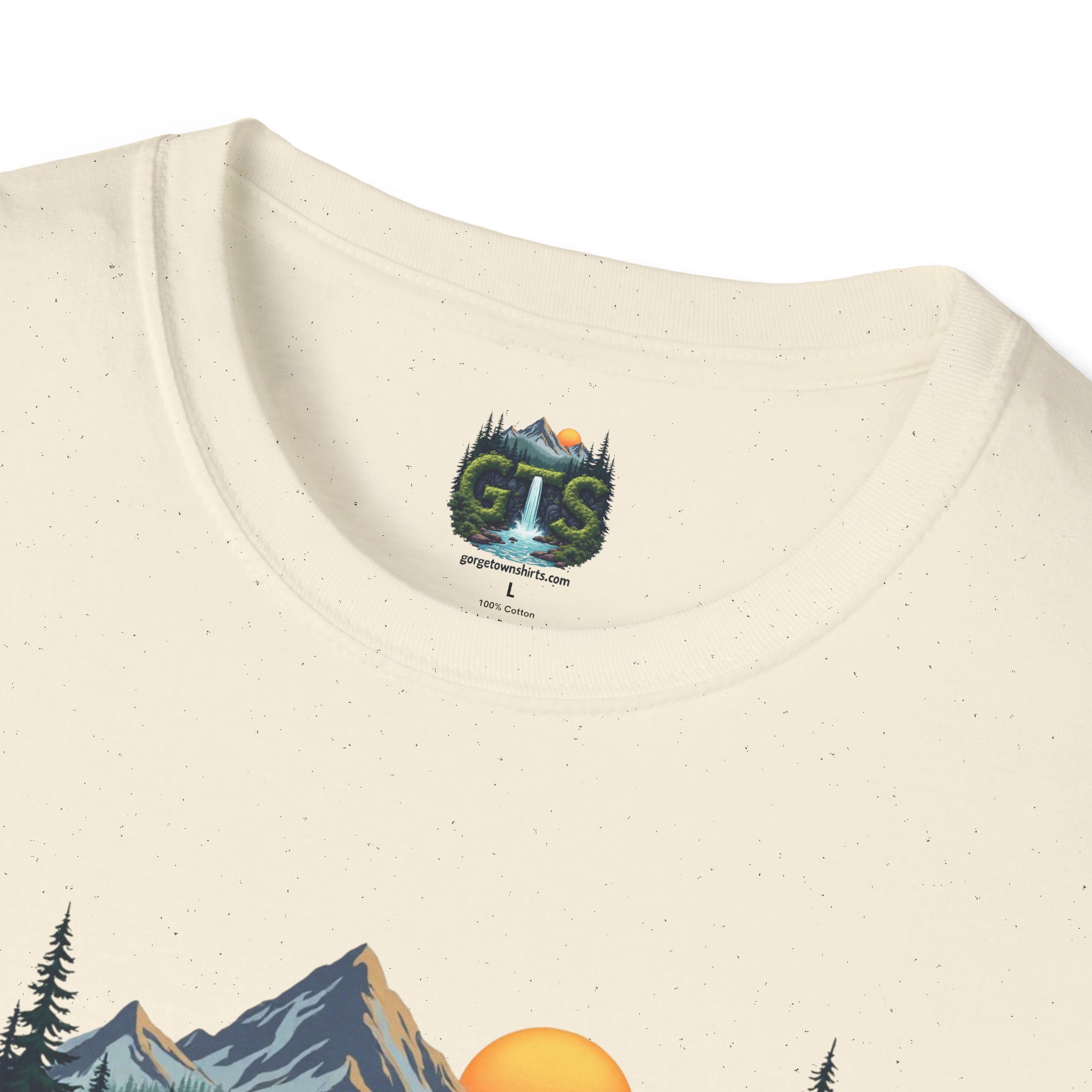 Nature-Inspired Gorge Town Graphic T-Shirt, Perfect for Outdoor Lovers, Adventure Apparel, Gift for Hikers, Casual Wear, Eco-Friendly Clothing - Image 31