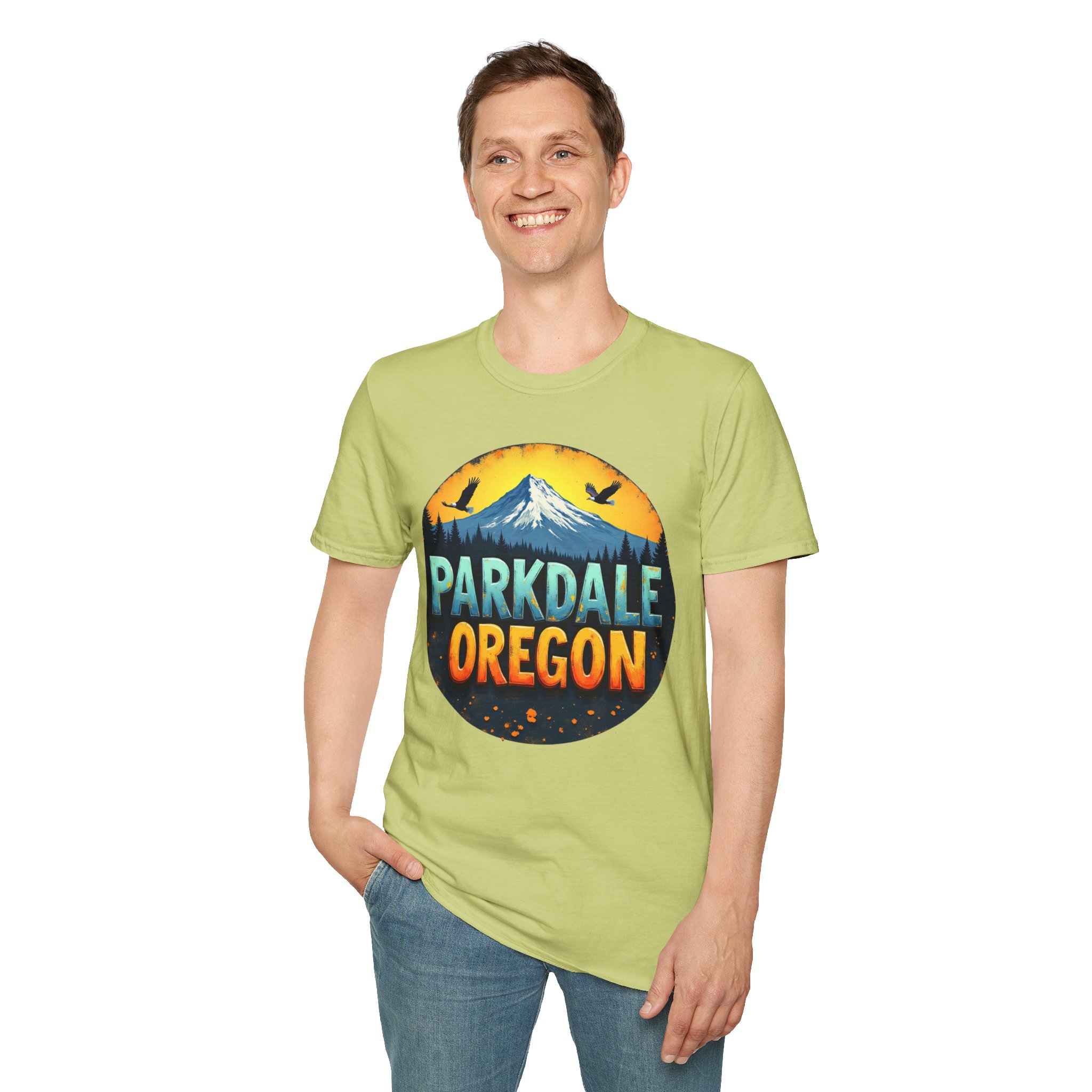 Parkdale Oregon Graphic T-Shirt, Unisex Softstyle Tee, Adventure Shirt, Nature Lovers Gift, Casual Wear, Outdoor Enthusiast Apparel - Image 29