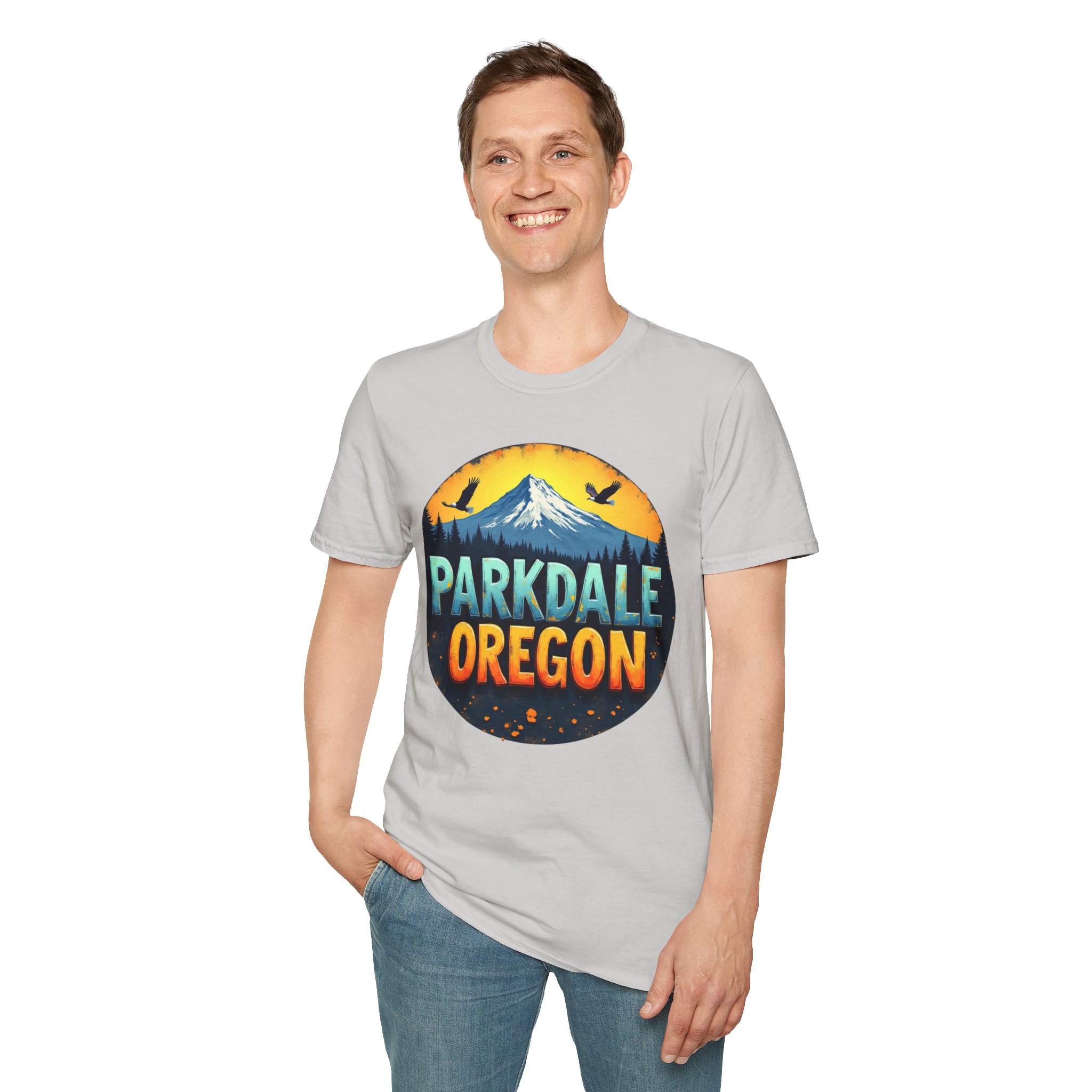 Parkdale Oregon Graphic T-Shirt, Unisex Softstyle Tee, Adventure Shirt, Nature Lovers Gift, Casual Wear, Outdoor Enthusiast Apparel - Image 19
