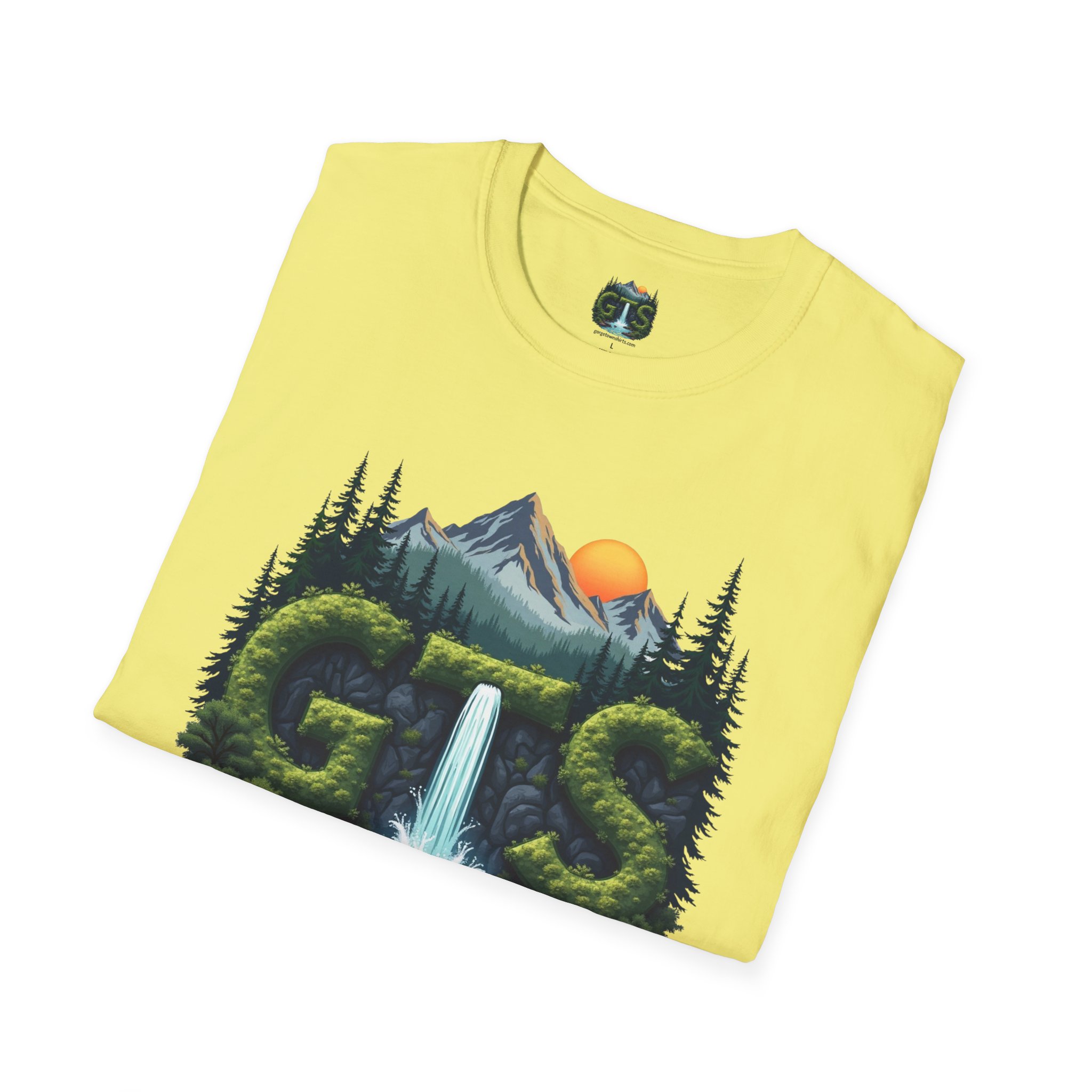 Nature-Inspired Gorge Town Graphic T-Shirt, Perfect for Outdoor Lovers, Adventure Apparel, Gift for Hikers, Casual Wear, Eco-Friendly Clothing - Image 39