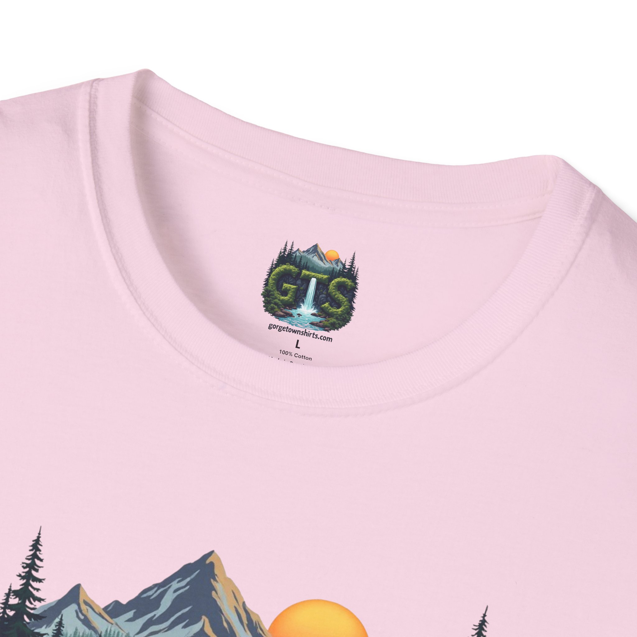 Nature-Inspired Gorge Town Graphic T-Shirt, Perfect for Outdoor Lovers, Adventure Apparel, Gift for Hikers, Casual Wear, Eco-Friendly Clothing - Image 87