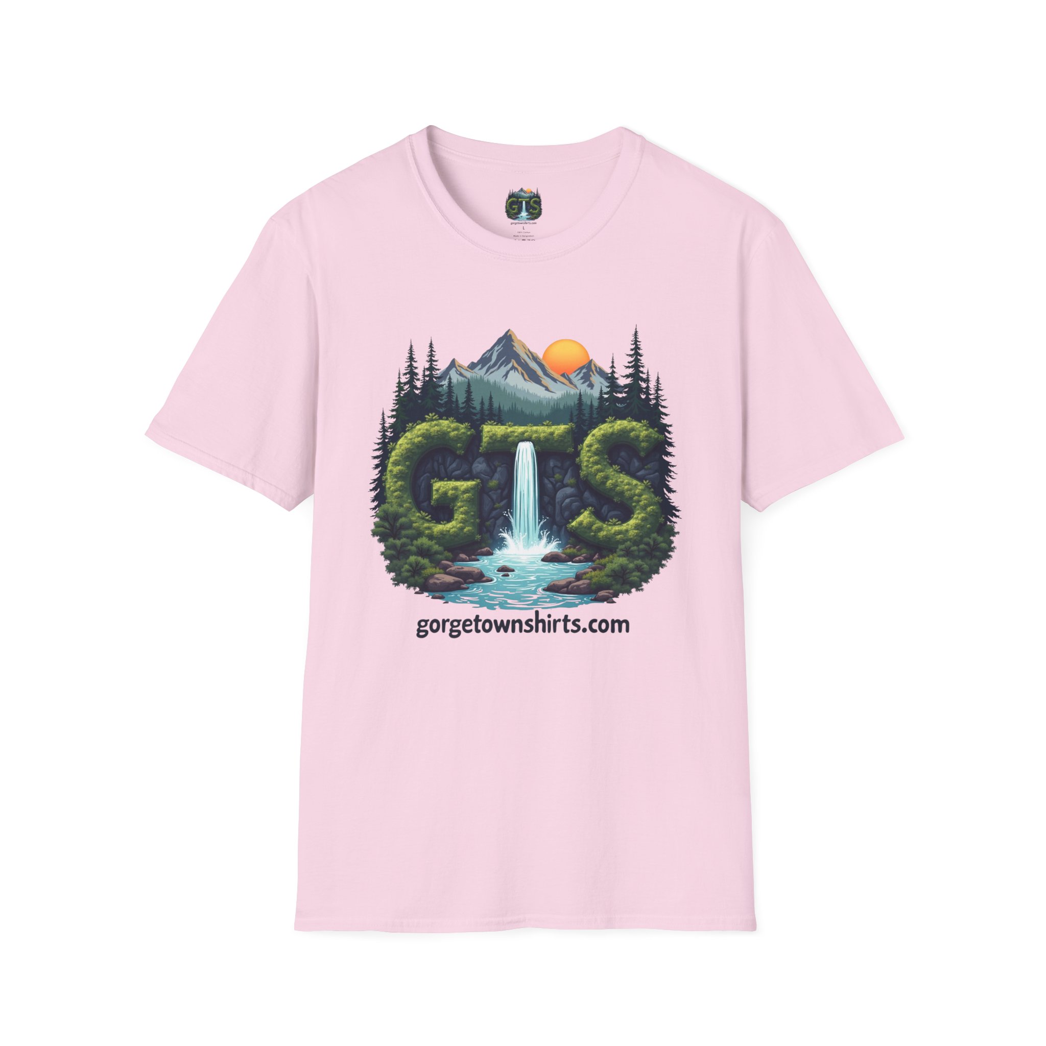 Nature-Inspired Gorge Town Graphic T-Shirt, Perfect for Outdoor Lovers, Adventure Apparel, Gift for Hikers, Casual Wear, Eco-Friendly Clothing - Image 85