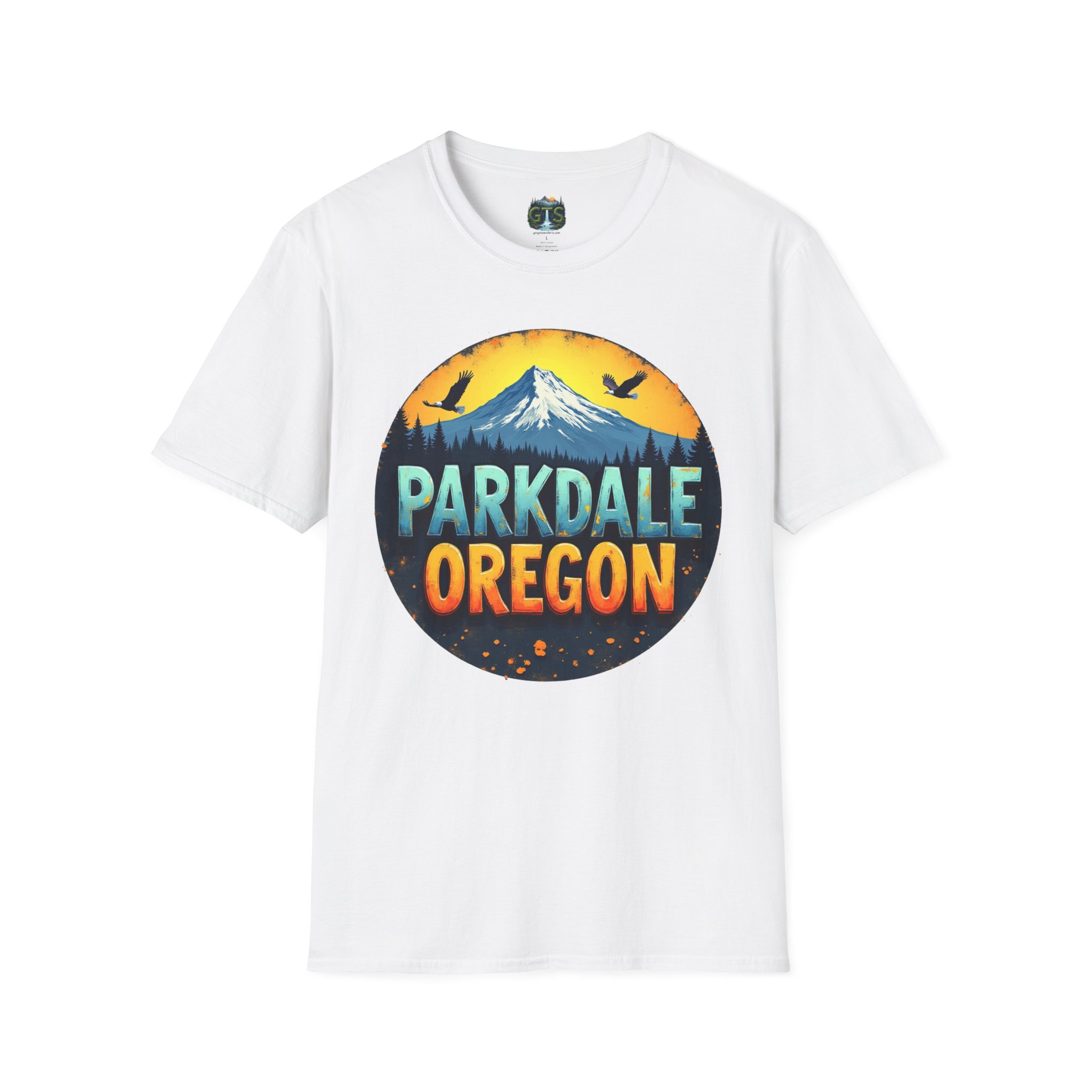 Parkdale Oregon Graphic T-Shirt, Unisex Softstyle Tee, Adventure Shirt, Nature Lovers Gift, Casual Wear, Outdoor Enthusiast Apparel - Image 2