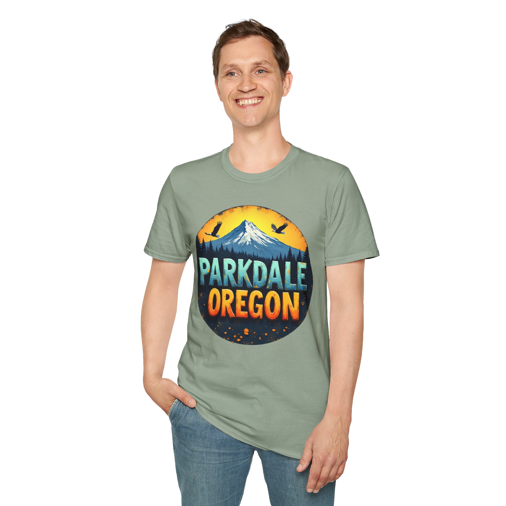 Parkdale Oregon Graphic T-Shirt, Unisex Softstyle Tee, Adventure Shirt, Nature Lovers Gift, Casual Wear, Outdoor Enthusiast Apparel - Image 34