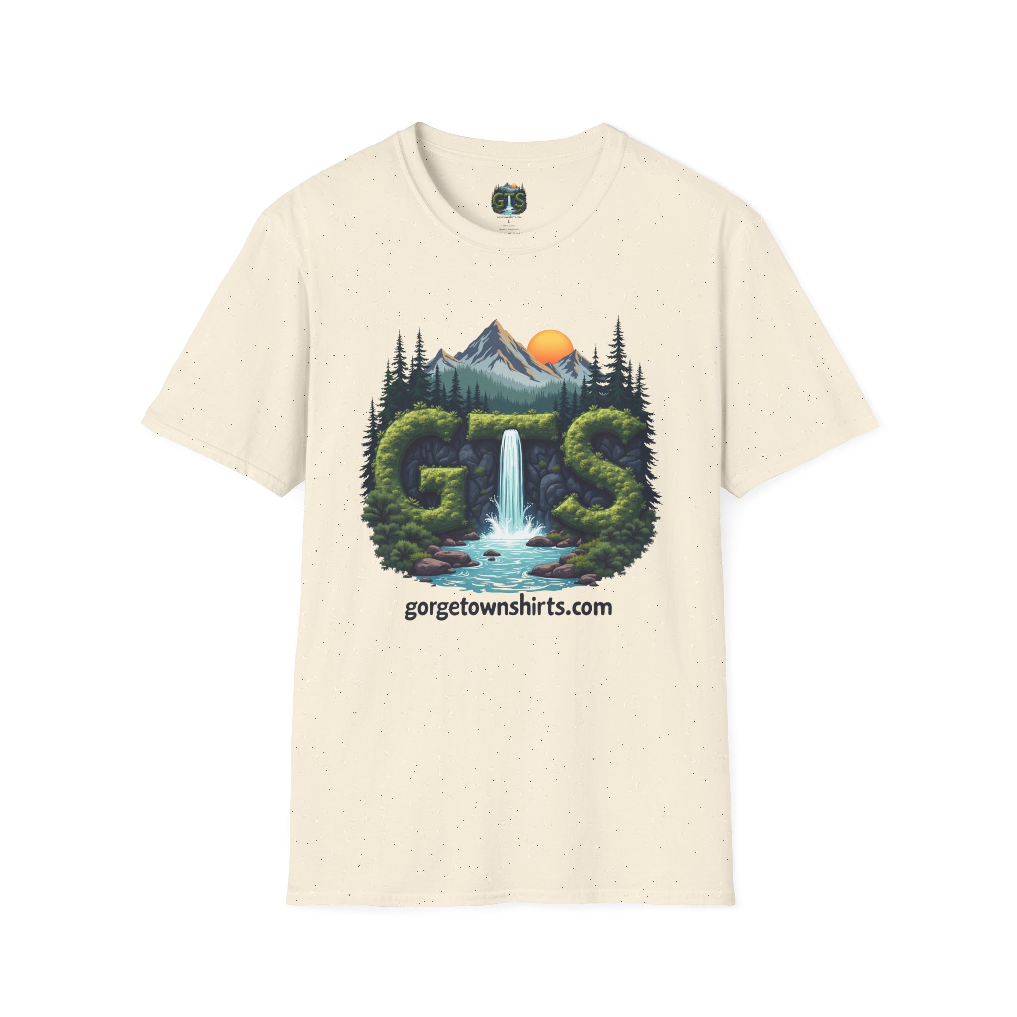 Nature-Inspired Gorge Town Graphic T-Shirt, Perfect for Outdoor Lovers, Adventure Apparel, Gift for Hikers, Casual Wear, Eco-Friendly Clothing - Image 29