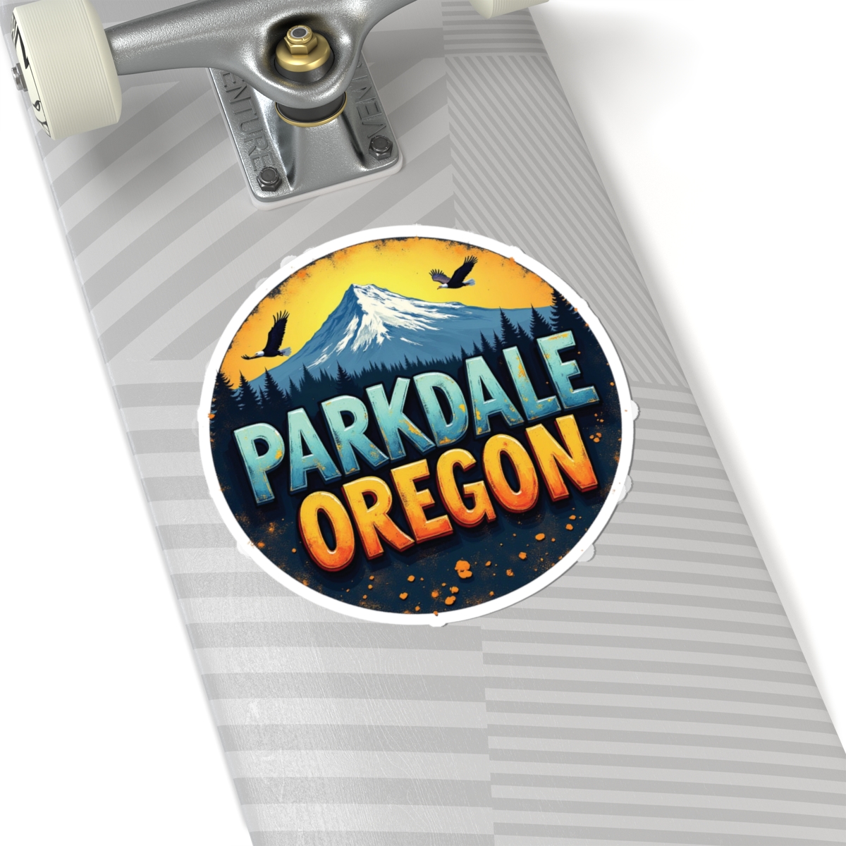 Parkdale Oregon Mountain Sticker — Scenic Outdoor Travel Decal - Image 8
