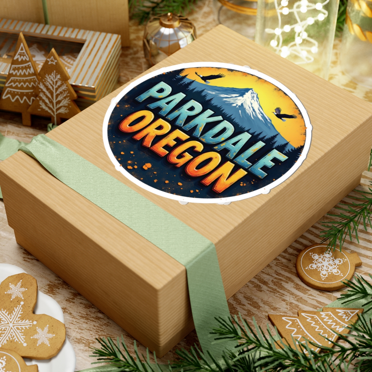 Parkdale Oregon Mountain Sticker — Scenic Outdoor Travel Decal - Image 9