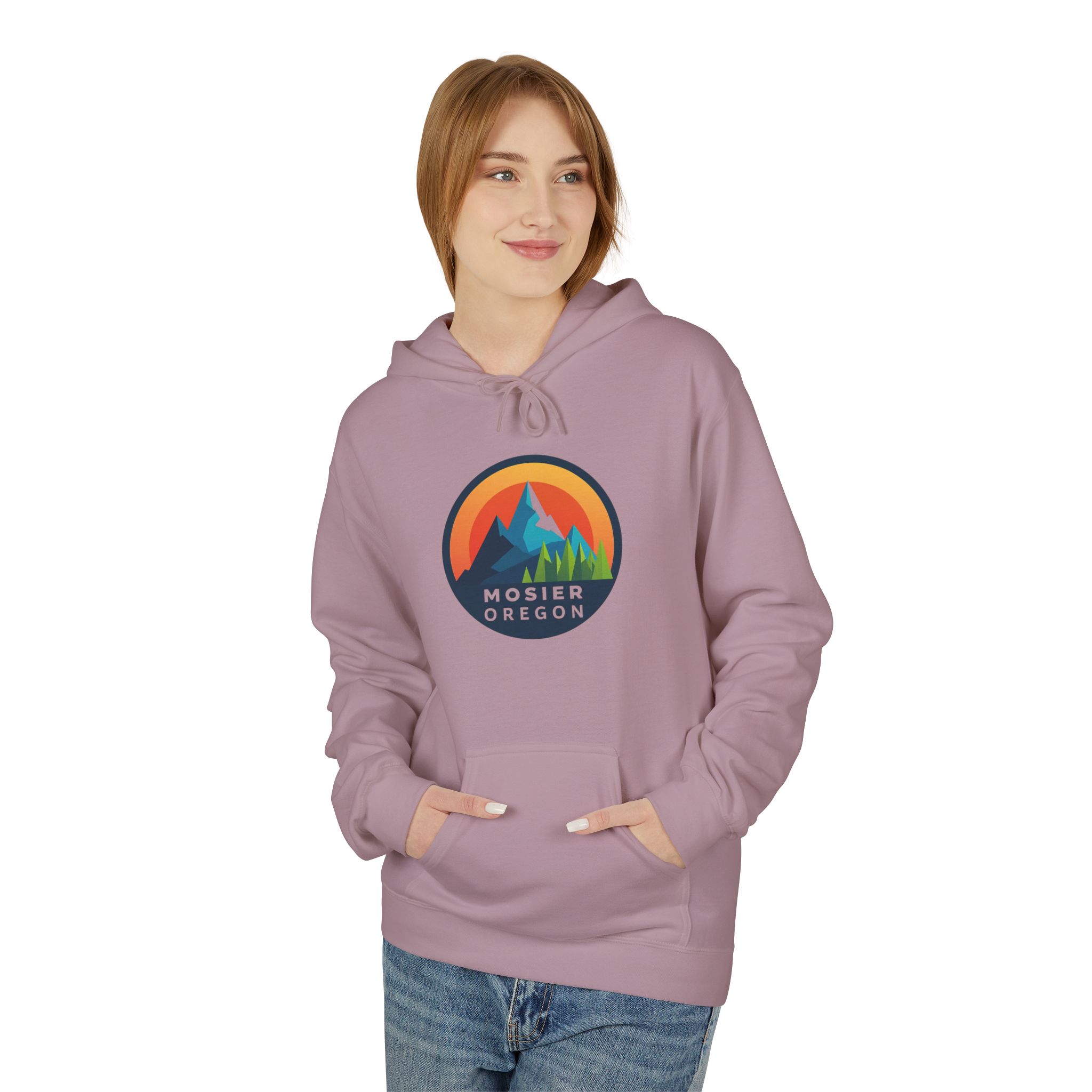 Mosier Oregon Mountain Hoodie — Retro Sunset Outdoor Pullover - Image 51