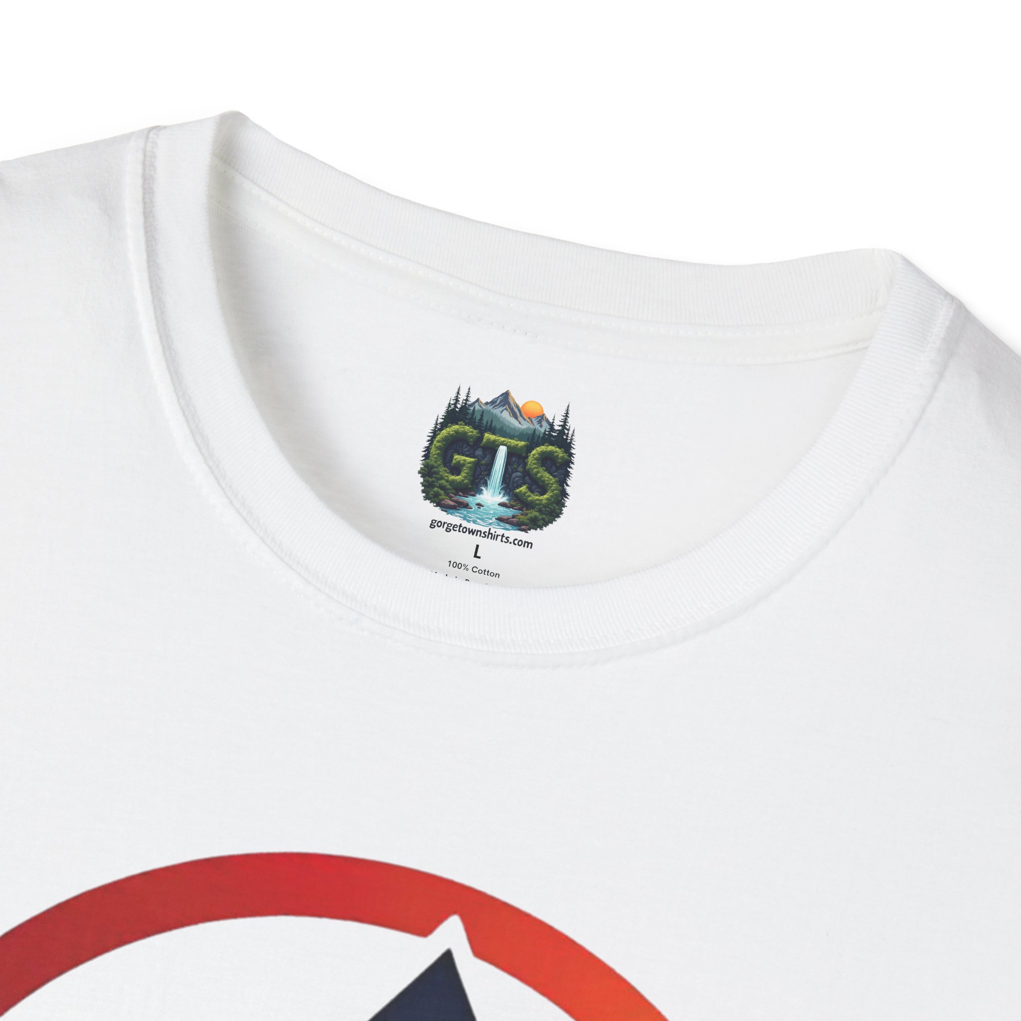 Mosier Oregon Mountain Tee — Scenic Sunrise Outdoor Travel Shirt - Image 2