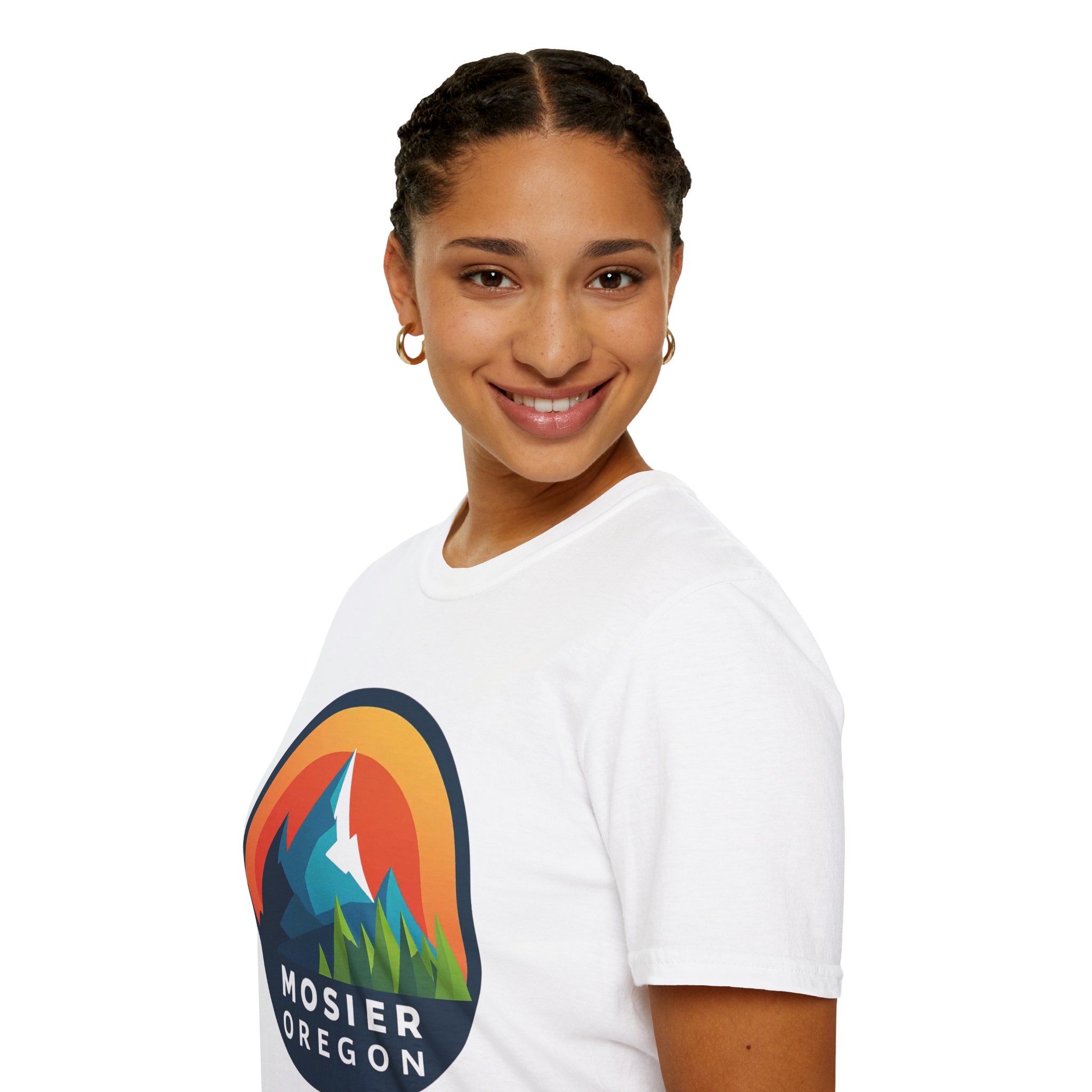 Mosier Oregon Mountain Badge T-Shirt