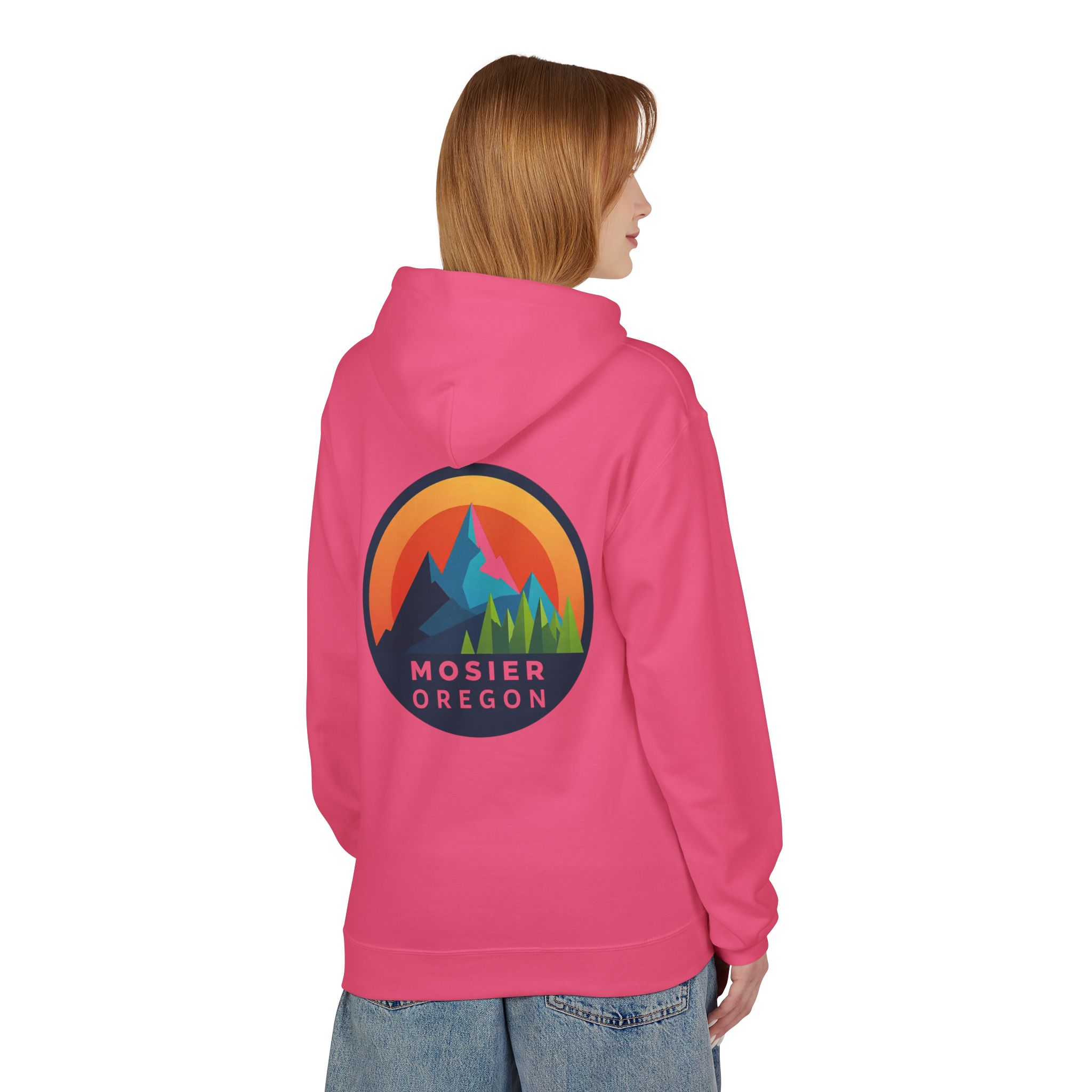 Mosier Oregon Mountain Hoodie — Retro Sunset Outdoor Pullover - Image 56