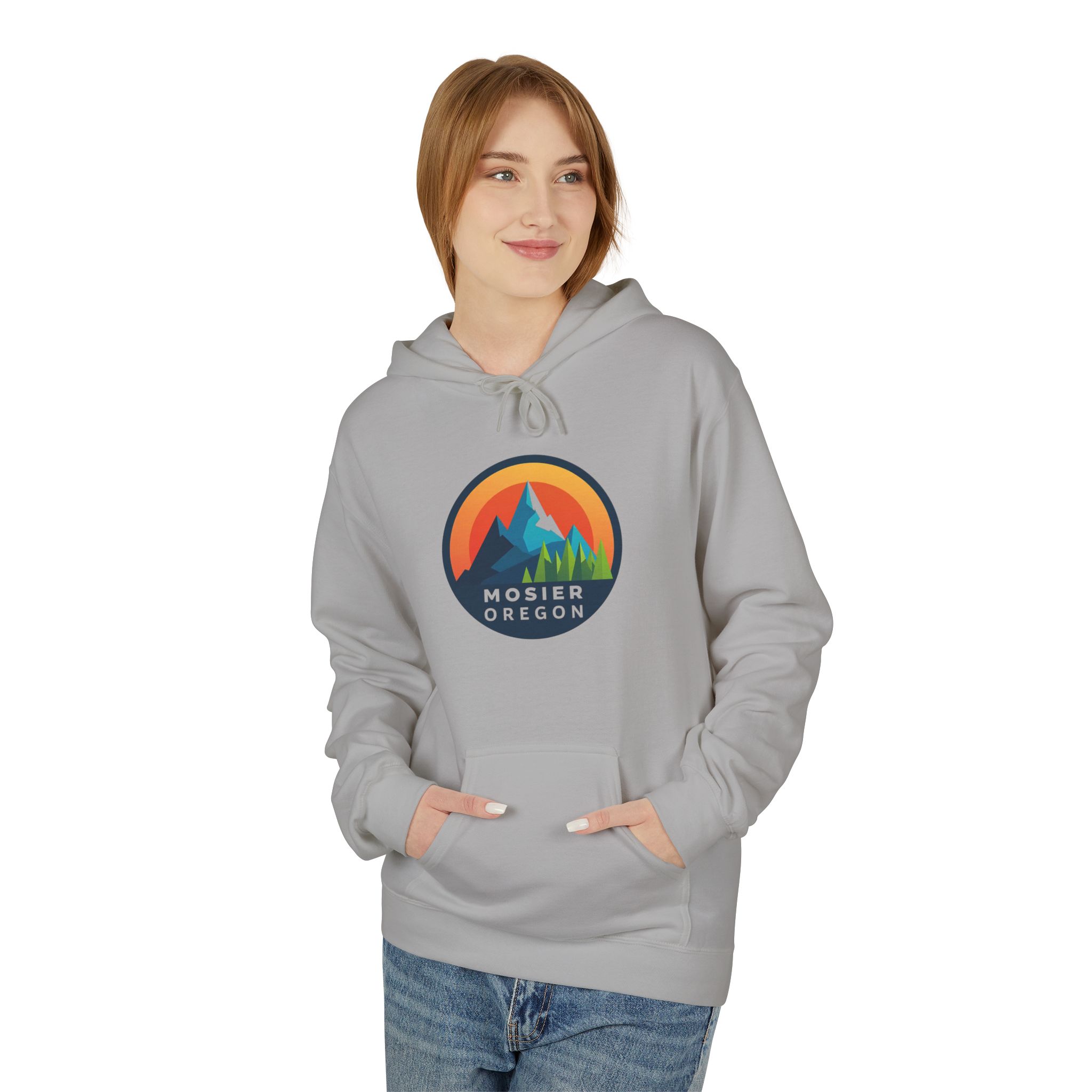 Mosier Oregon Mountain Hoodie — Retro Sunset Outdoor Pullover - Image 11