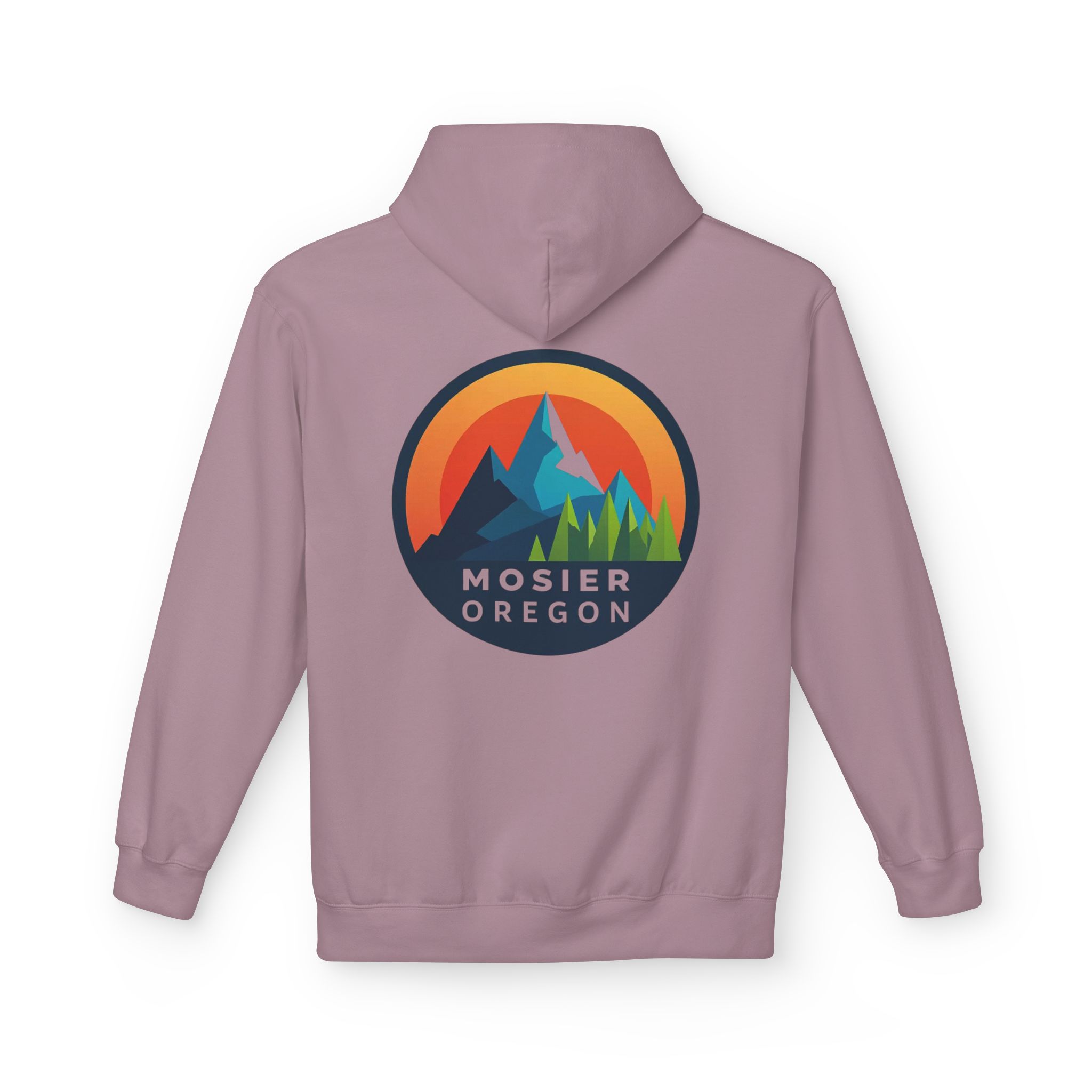 Mosier Oregon Mountain Hoodie — Retro Sunset Outdoor Pullover - Image 50