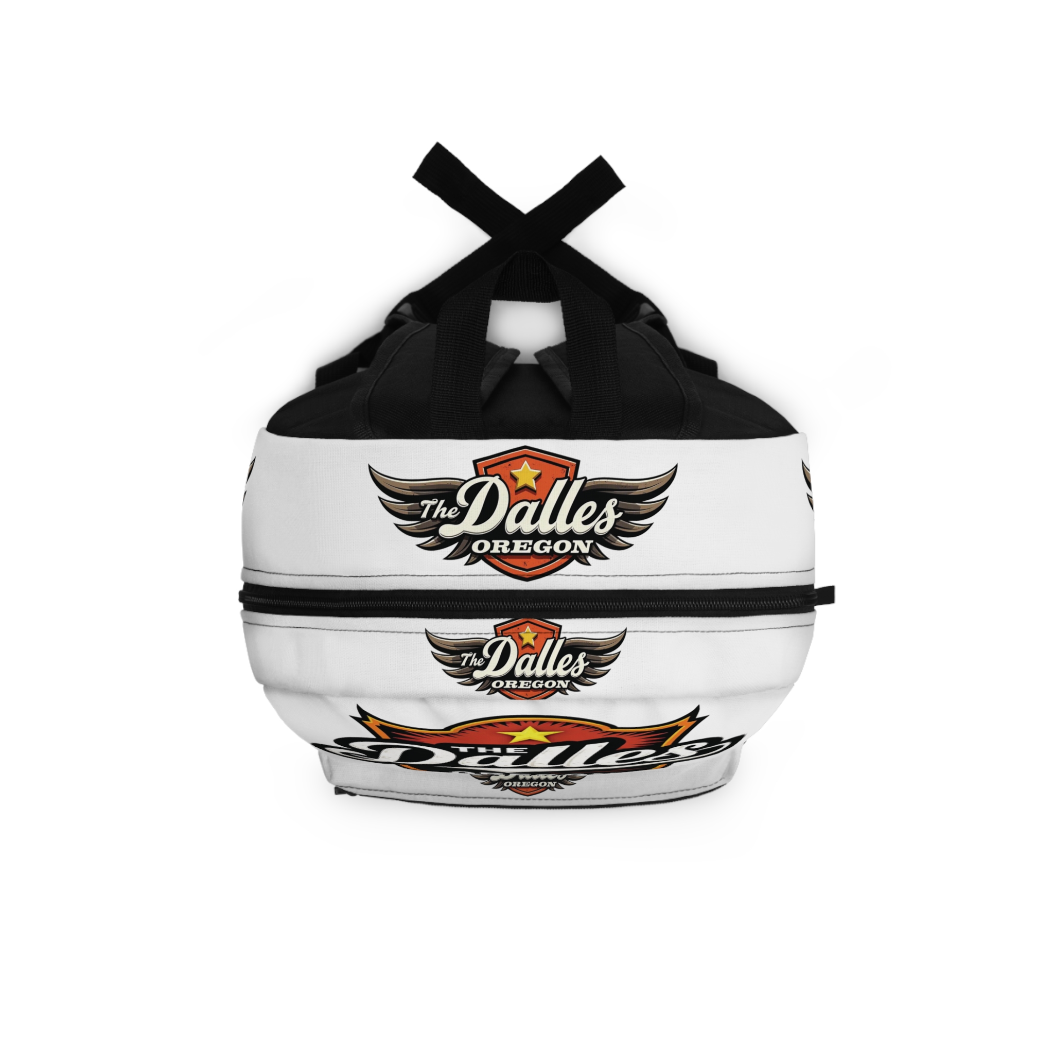 The Dalles Oregon Backpack — Vintage Shield Logo Travel & School Bag - Image 4