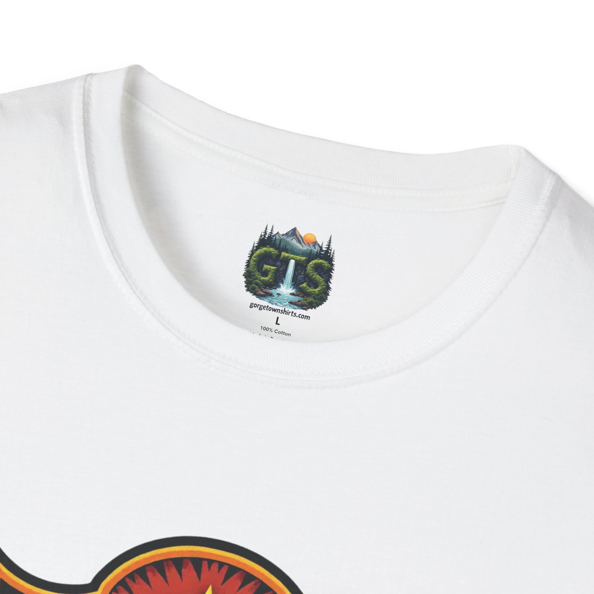 The Dalles Oregon Vintage Badge T-Shirt - Image 3