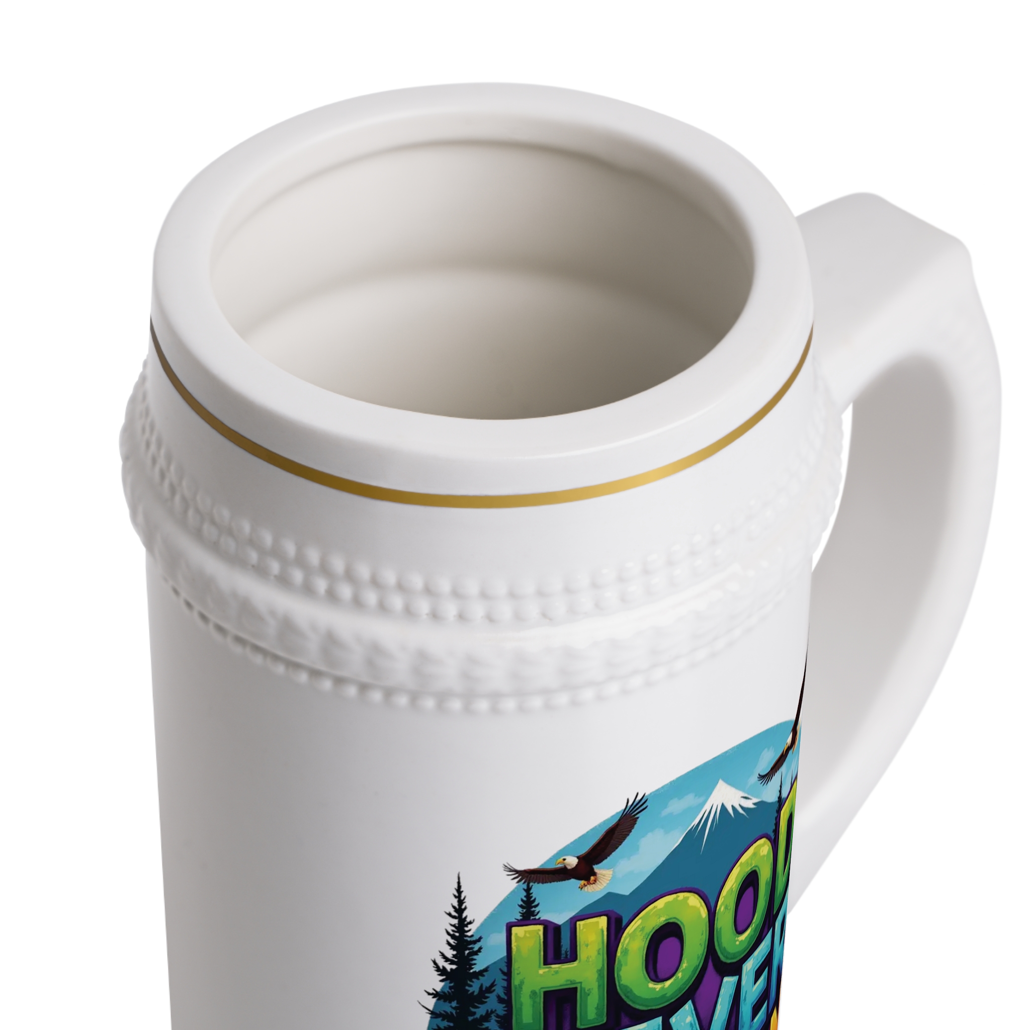 Hood River Oregon Root Beer Stein Mug — Scenic Mountain & River Souvenir - Image 5