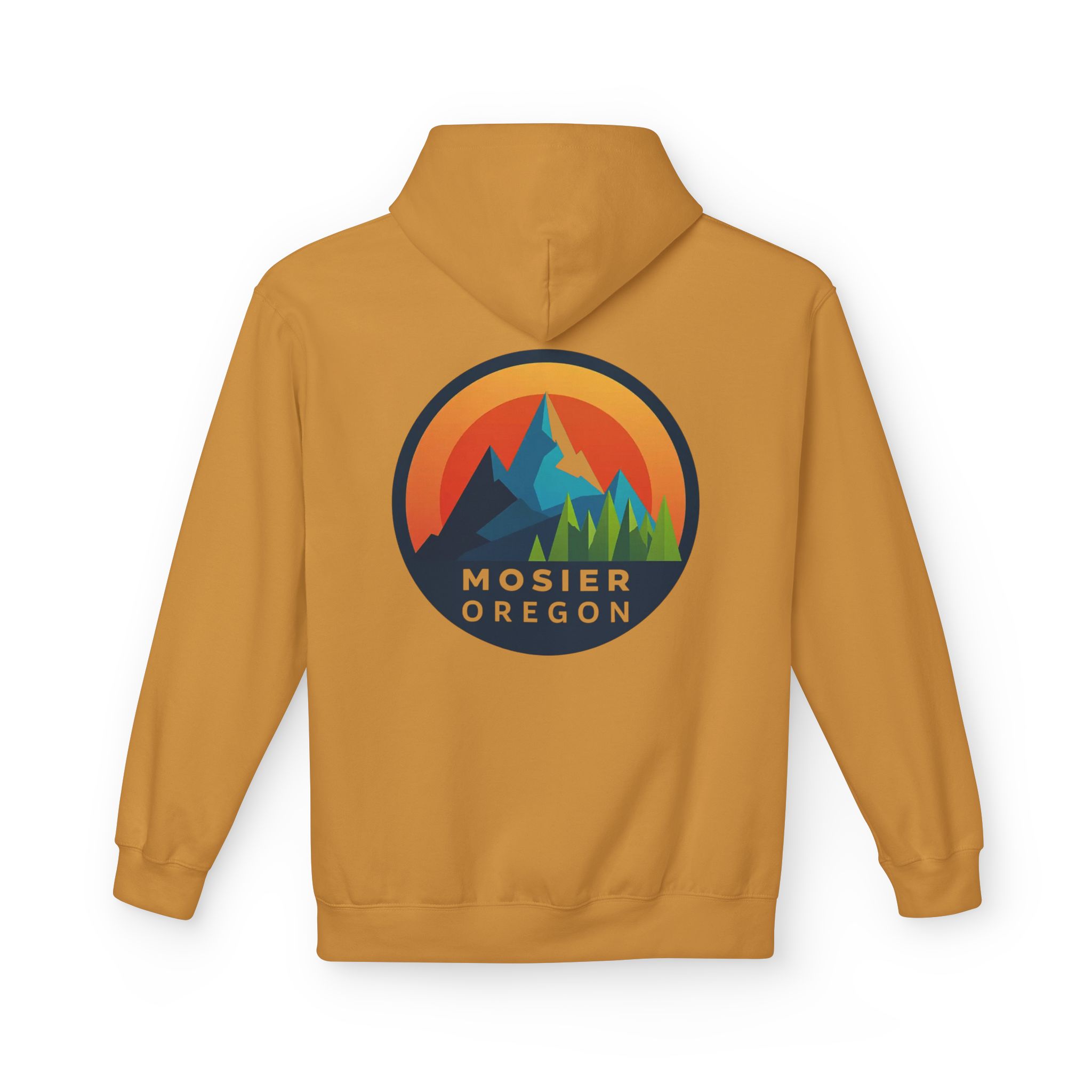Mosier Oregon Mountain Hoodie — Retro Sunset Outdoor Pullover - Image 22