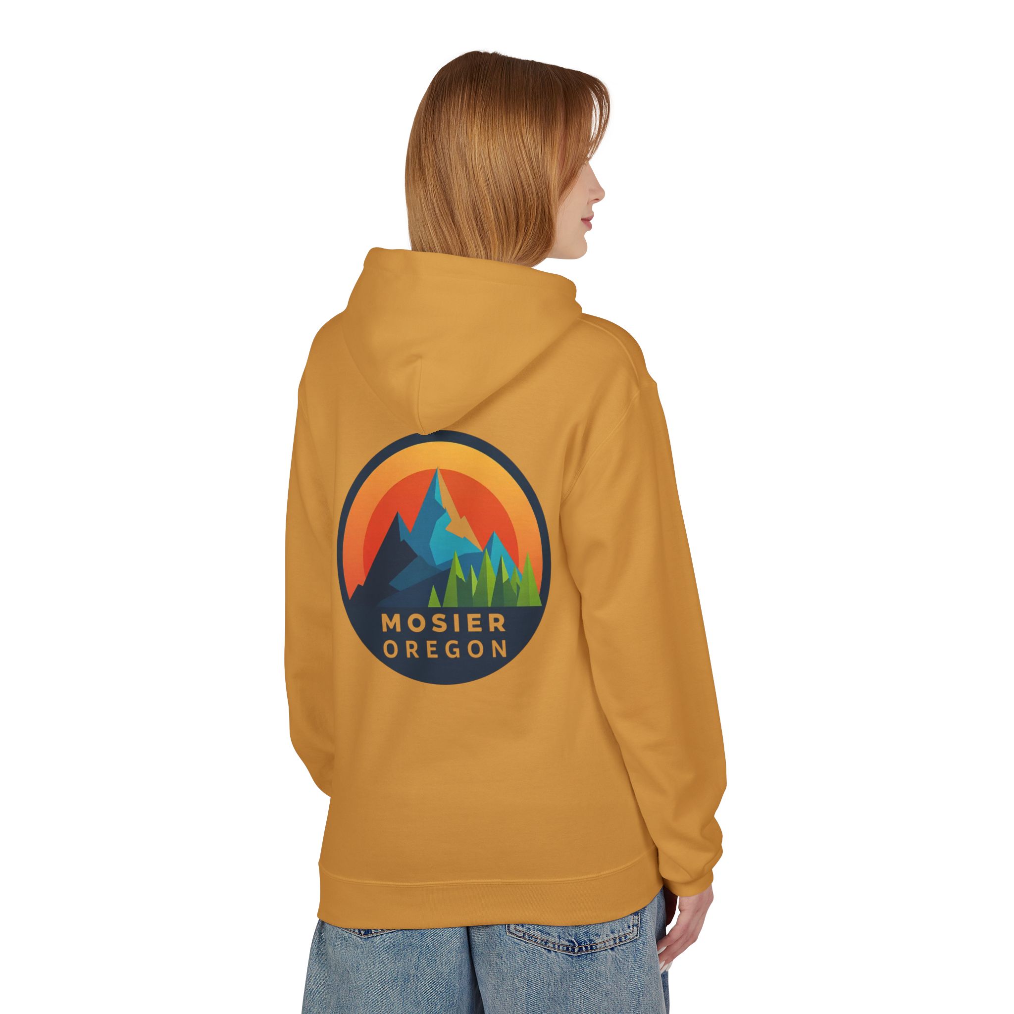 Mosier Oregon Mountain Hoodie — Retro Sunset Outdoor Pullover - Image 24