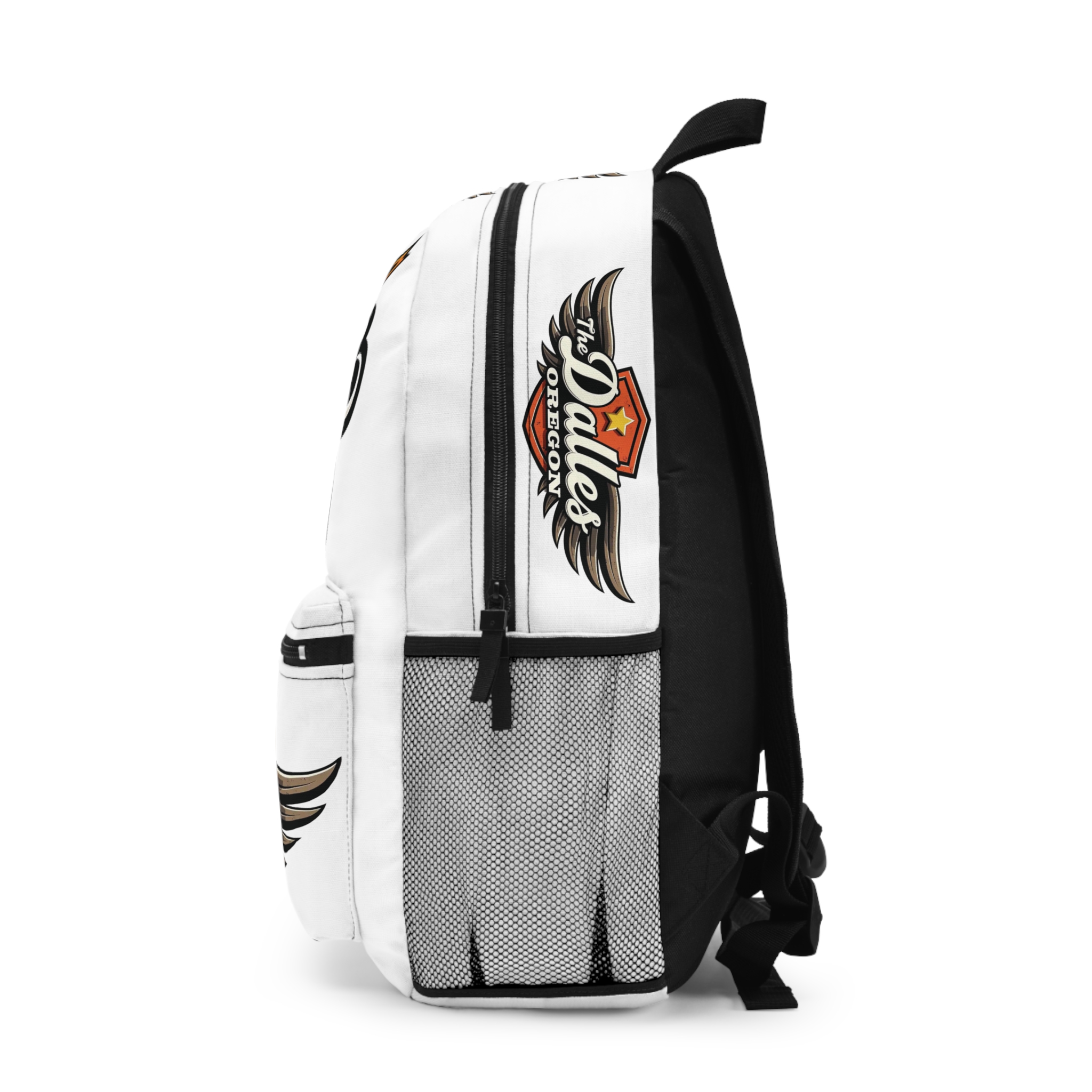 The Dalles Oregon Backpack — Vintage Shield Logo Travel & School Bag - Image 3