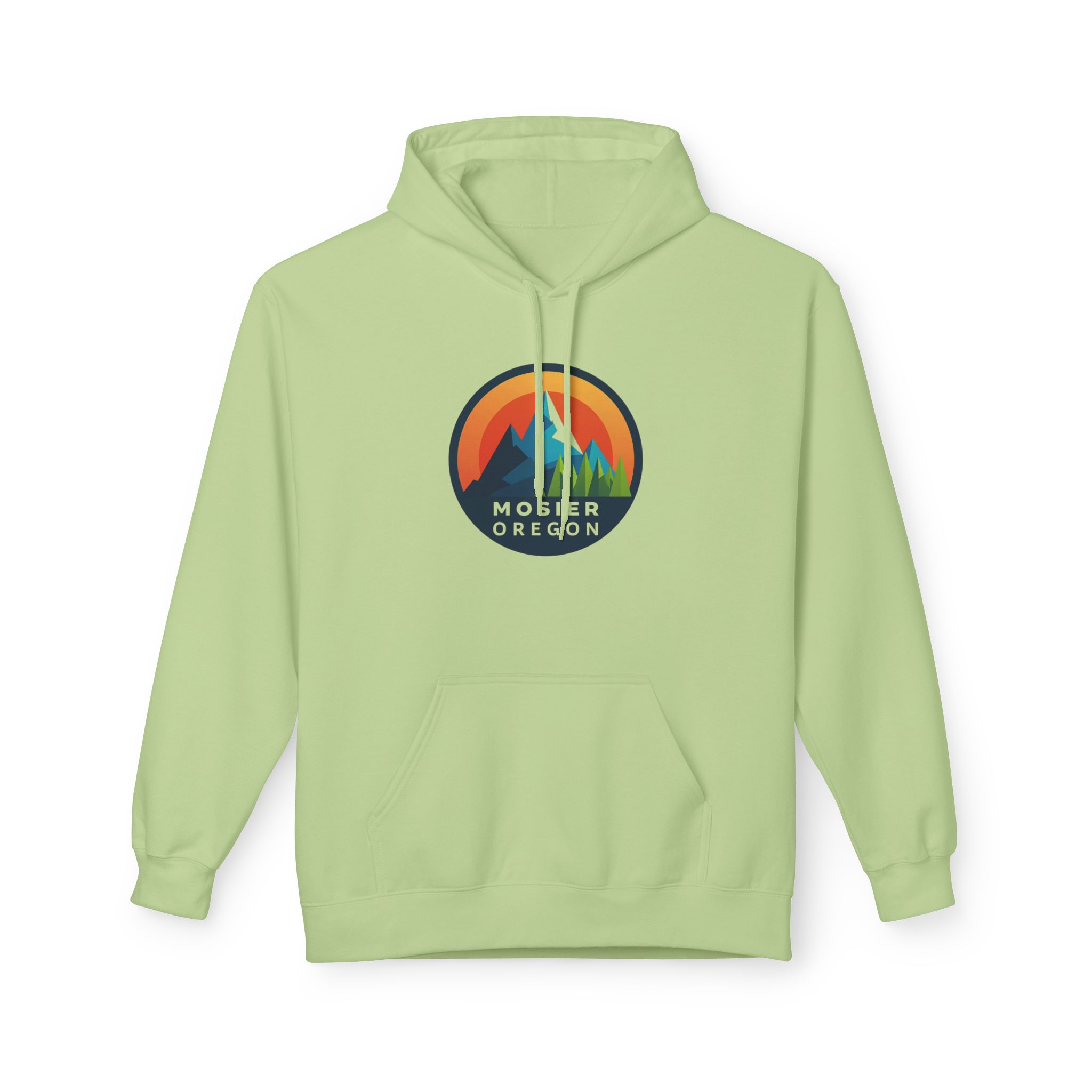 Mosier Oregon Mountain Hoodie — Retro Sunset Outdoor Pullover - Image 2