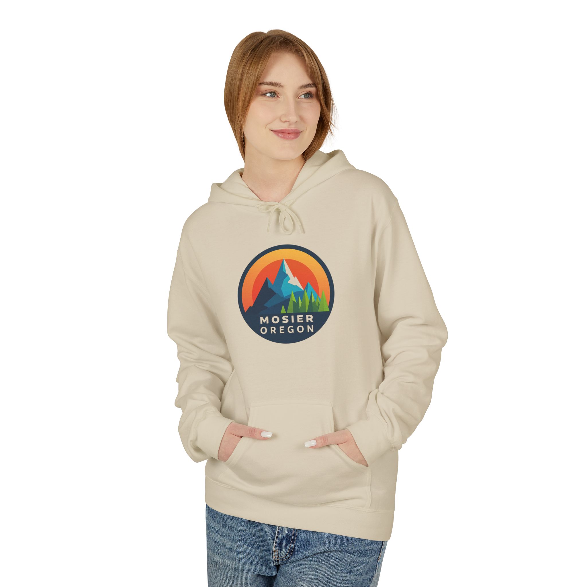 Mosier Oregon Mountain Hoodie — Retro Sunset Outdoor Pullover - Image 15