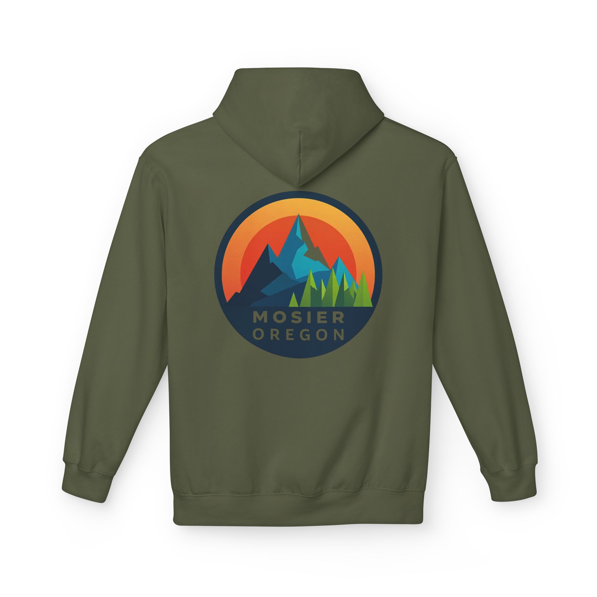 Mosier Oregon Mountain Hoodie — Retro Sunset Outdoor Pullover - Image 34