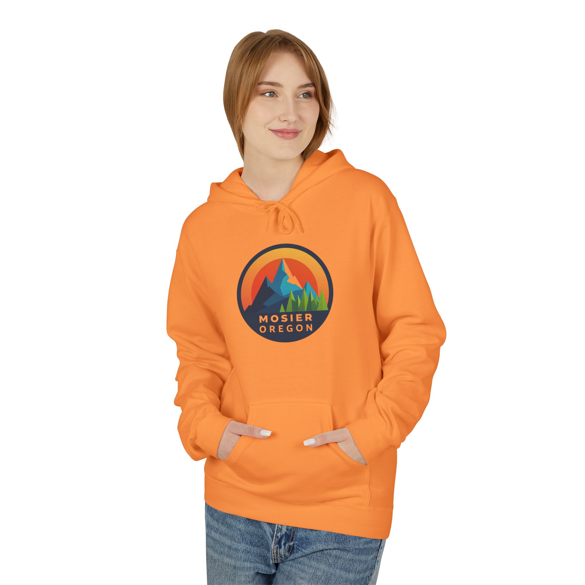 Mosier Oregon Mountain Hoodie — Retro Sunset Outdoor Pullover - Image 27