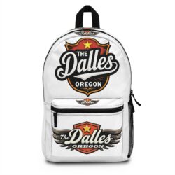 The Dalles Oregon Backpack — Vintage Shield Logo Travel & School Bag