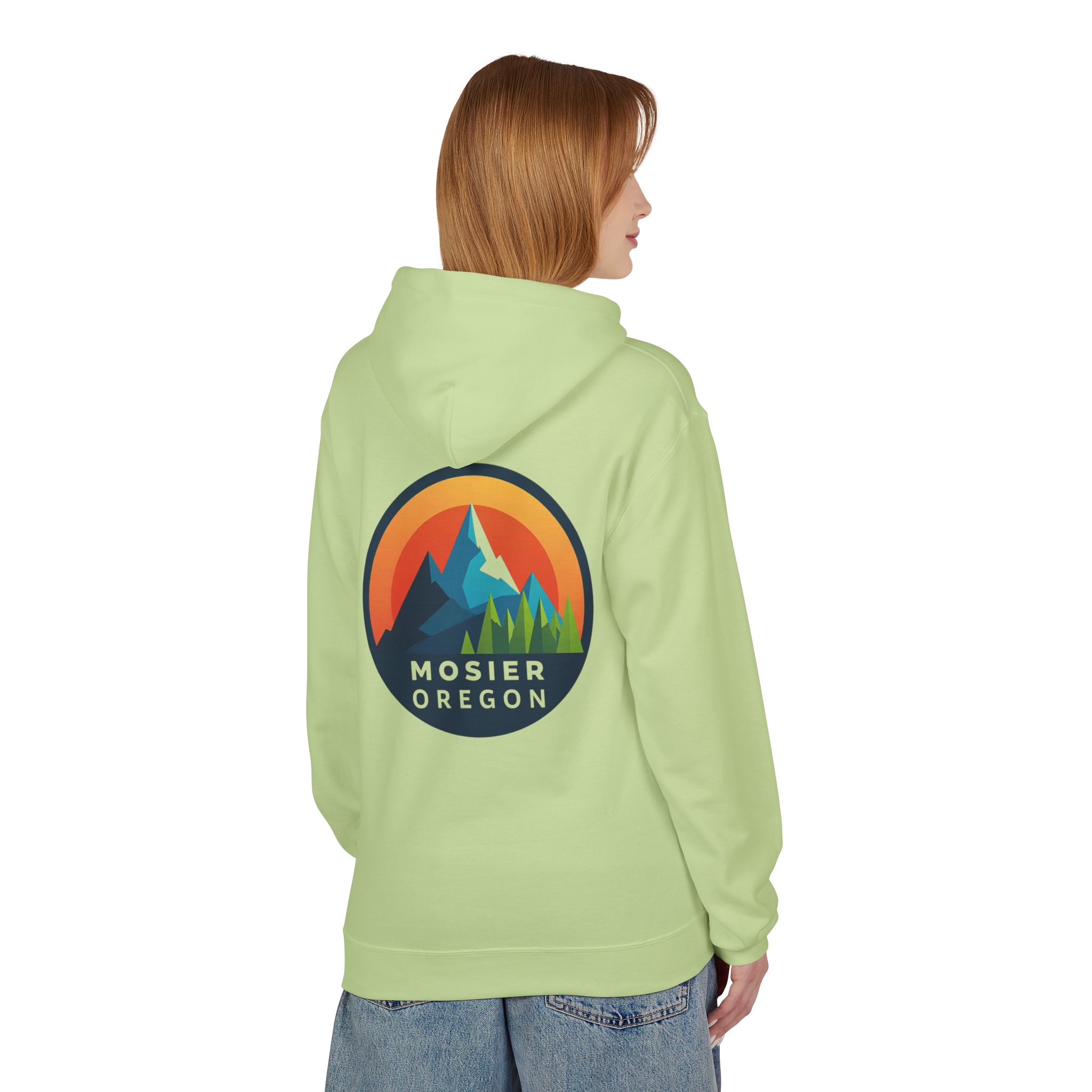 Mosier Oregon Mountain Hoodie — Retro Sunset Outdoor Pullover - Image 4