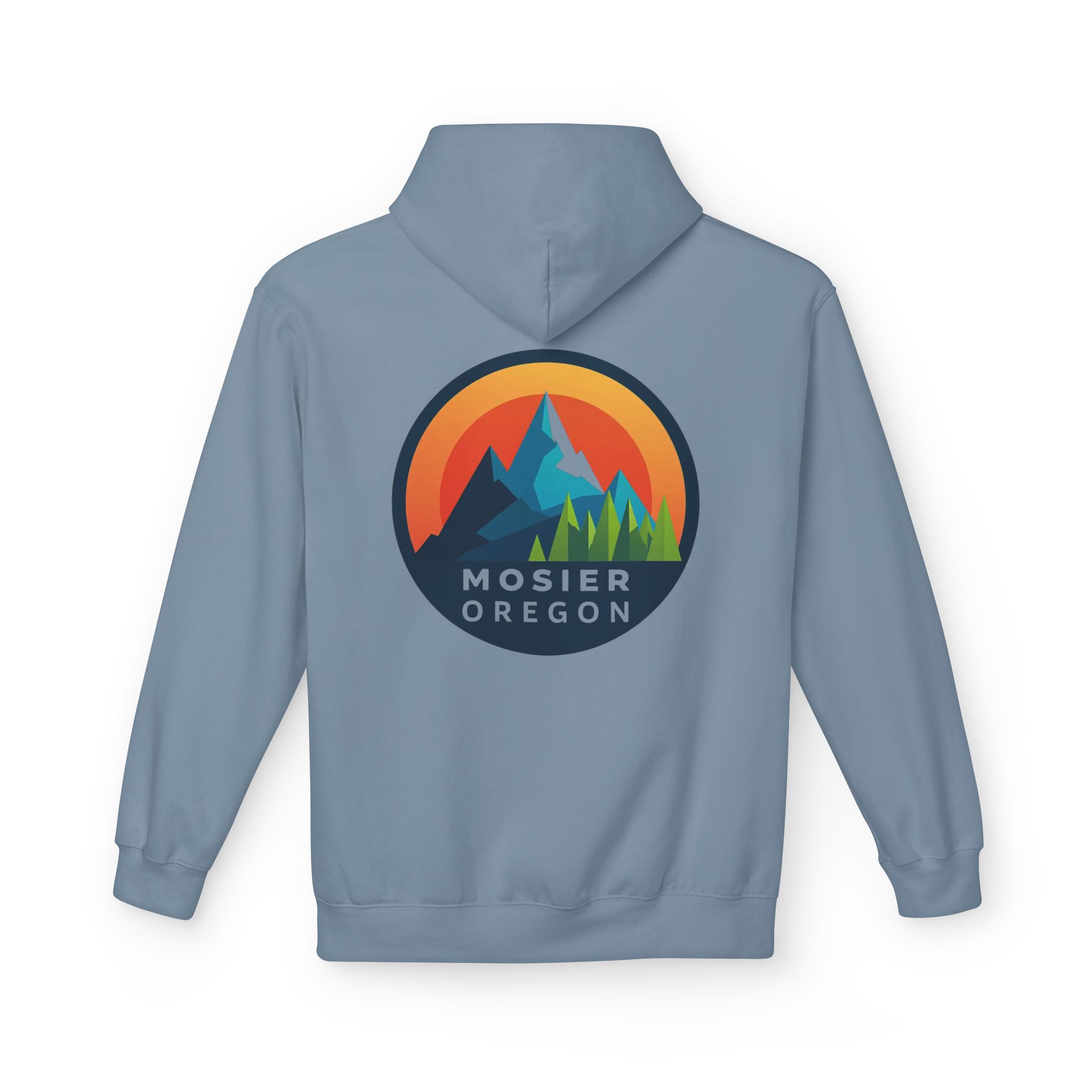 Mosier Oregon Mountain Hoodie — Retro Sunset Outdoor Pullover - Image 42