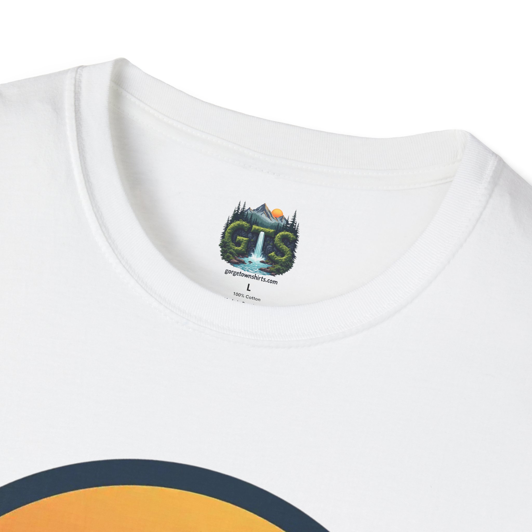 Mosier Oregon Mountain Badge T-Shirt - Image 3