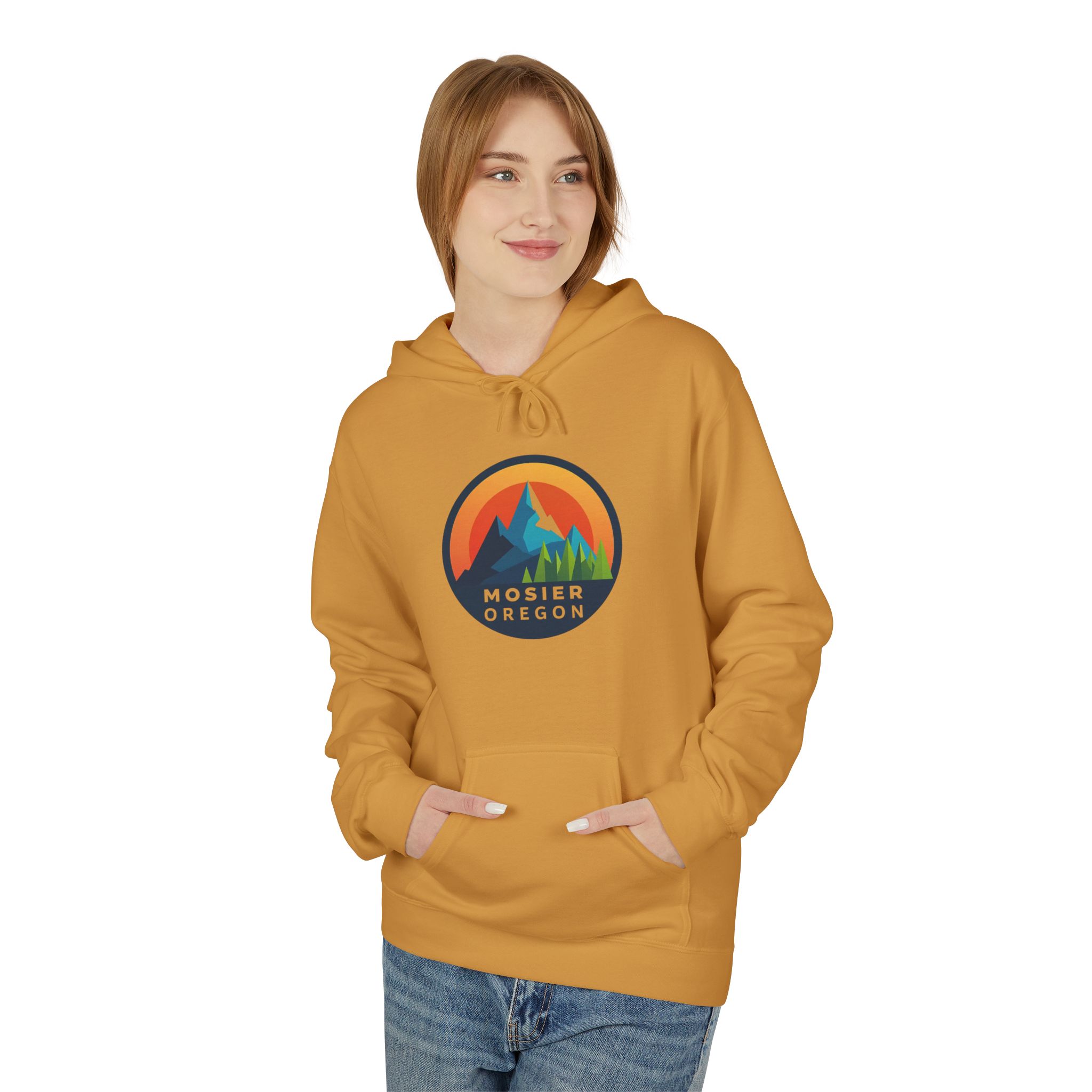 Mosier Oregon Mountain Hoodie — Retro Sunset Outdoor Pullover - Image 23