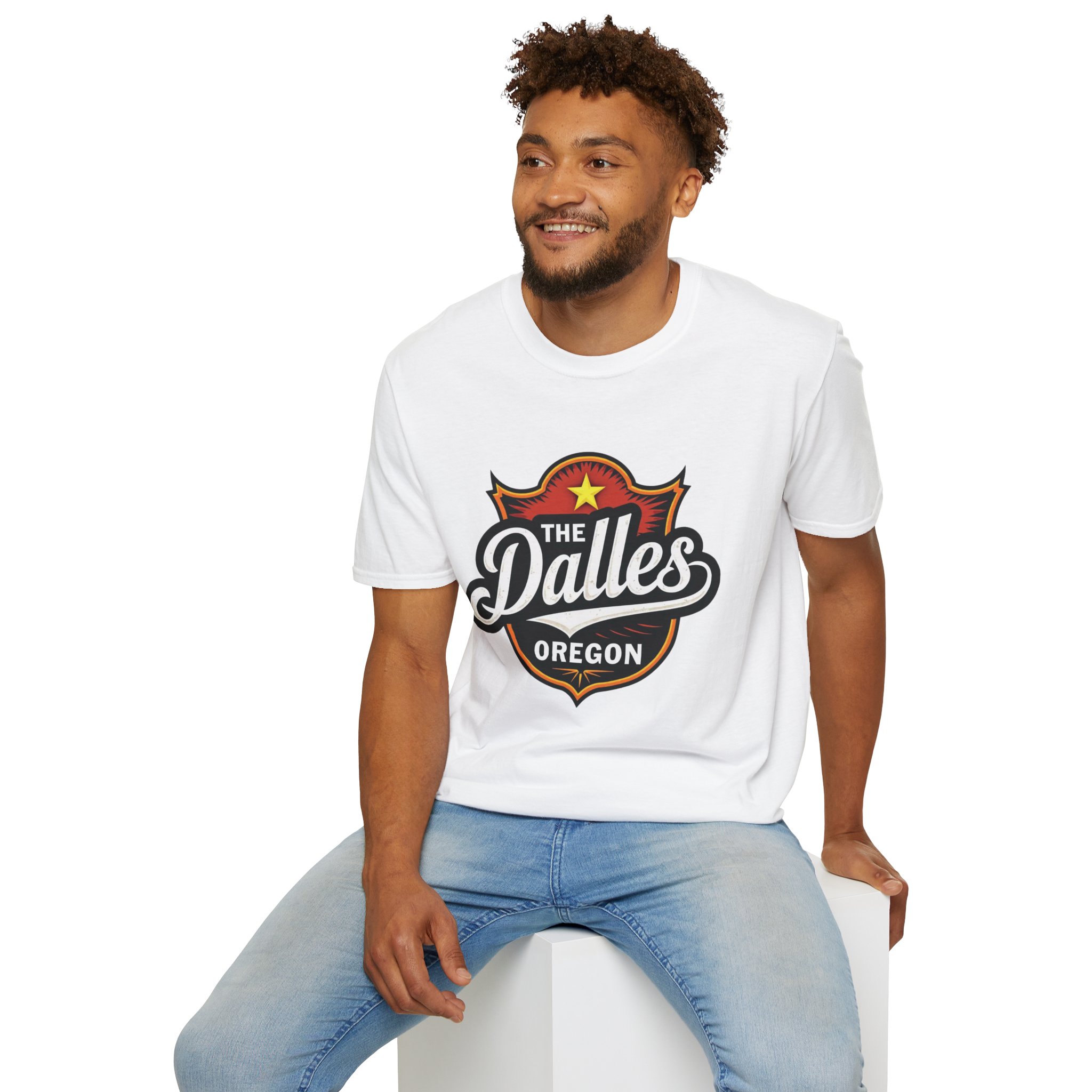 The Dalles Oregon Vintage Badge T-Shirt