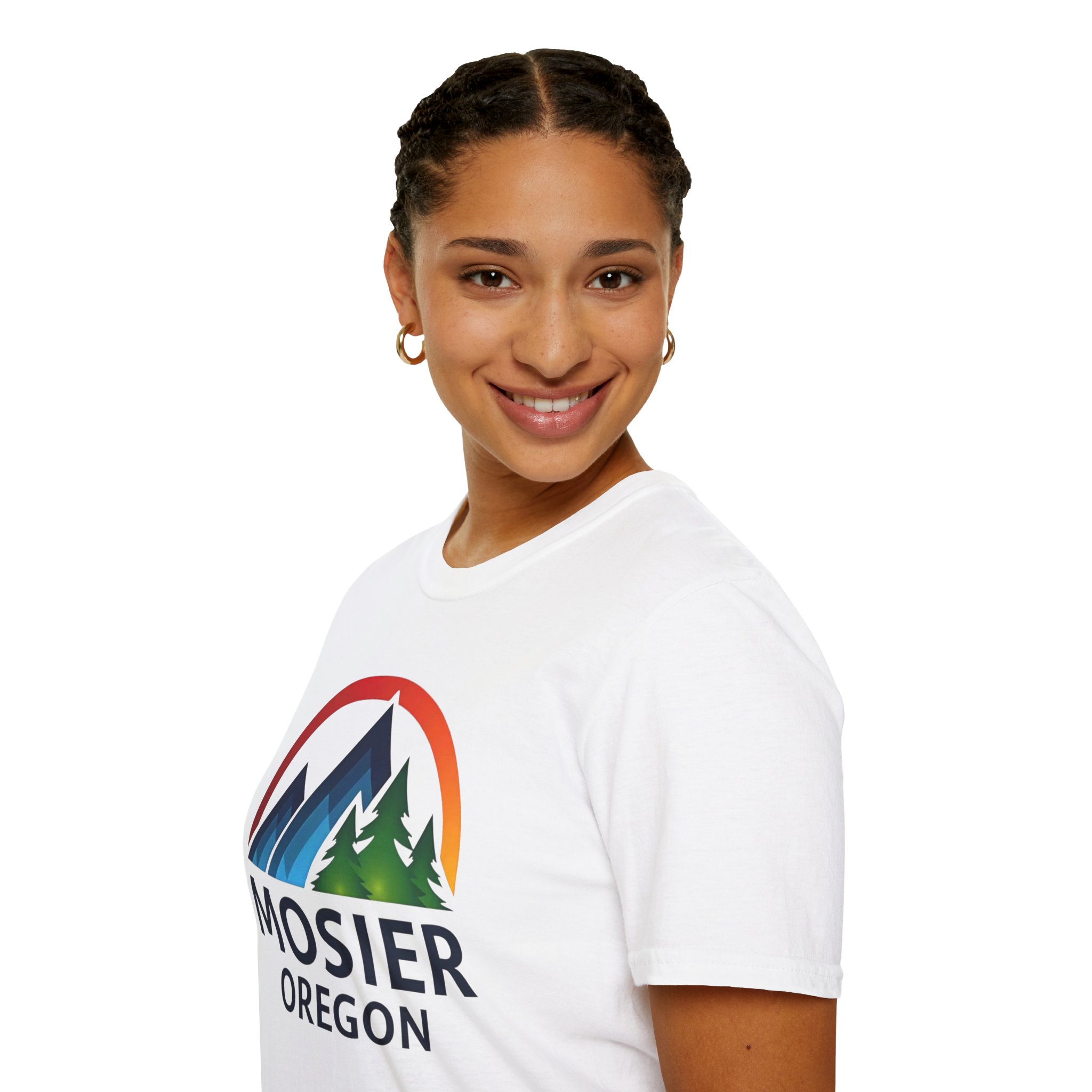Mosier Oregon Mountain Tee — Scenic Sunrise Outdoor Travel Shirt - Image 5