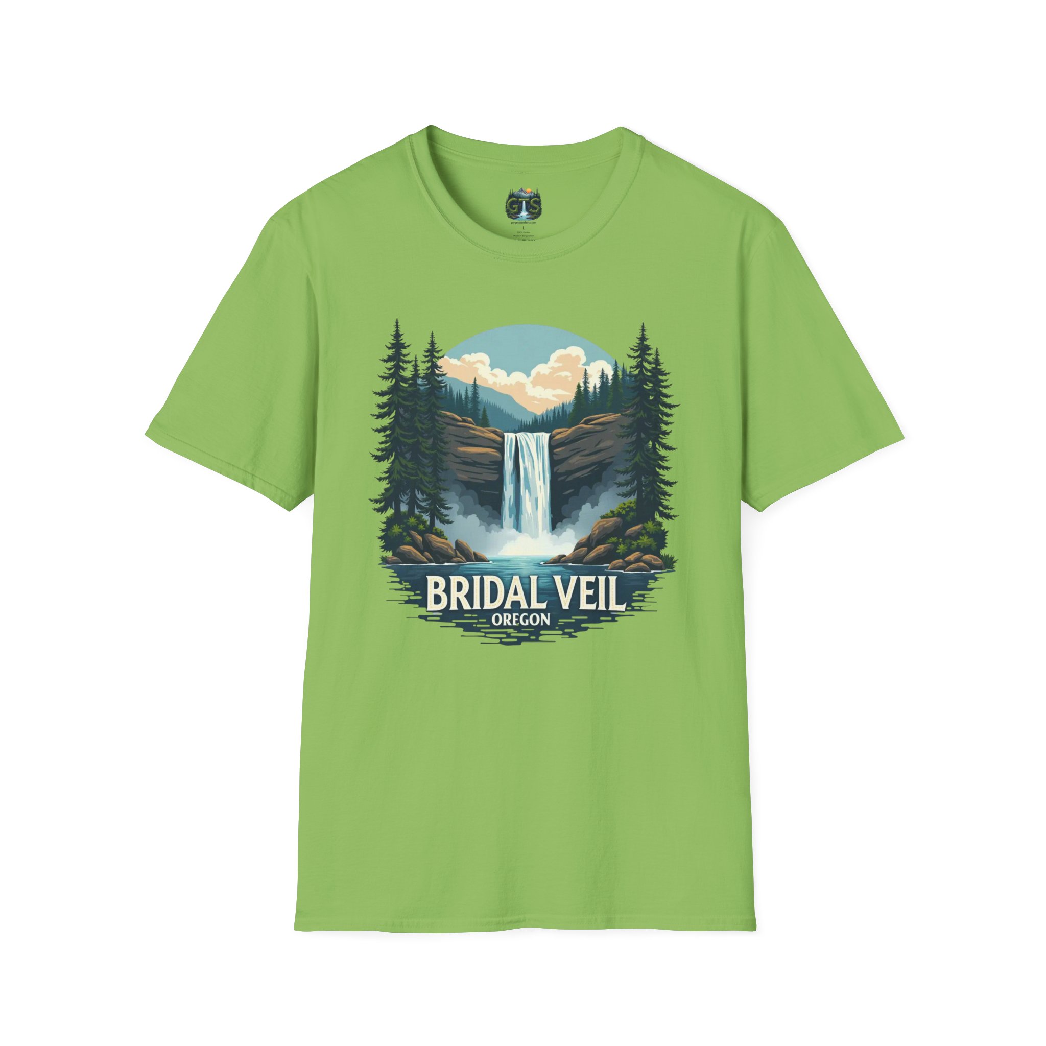 Bridal Veil Oregon T-Shirt — Scenic Waterfall Nature Tee - Image 25