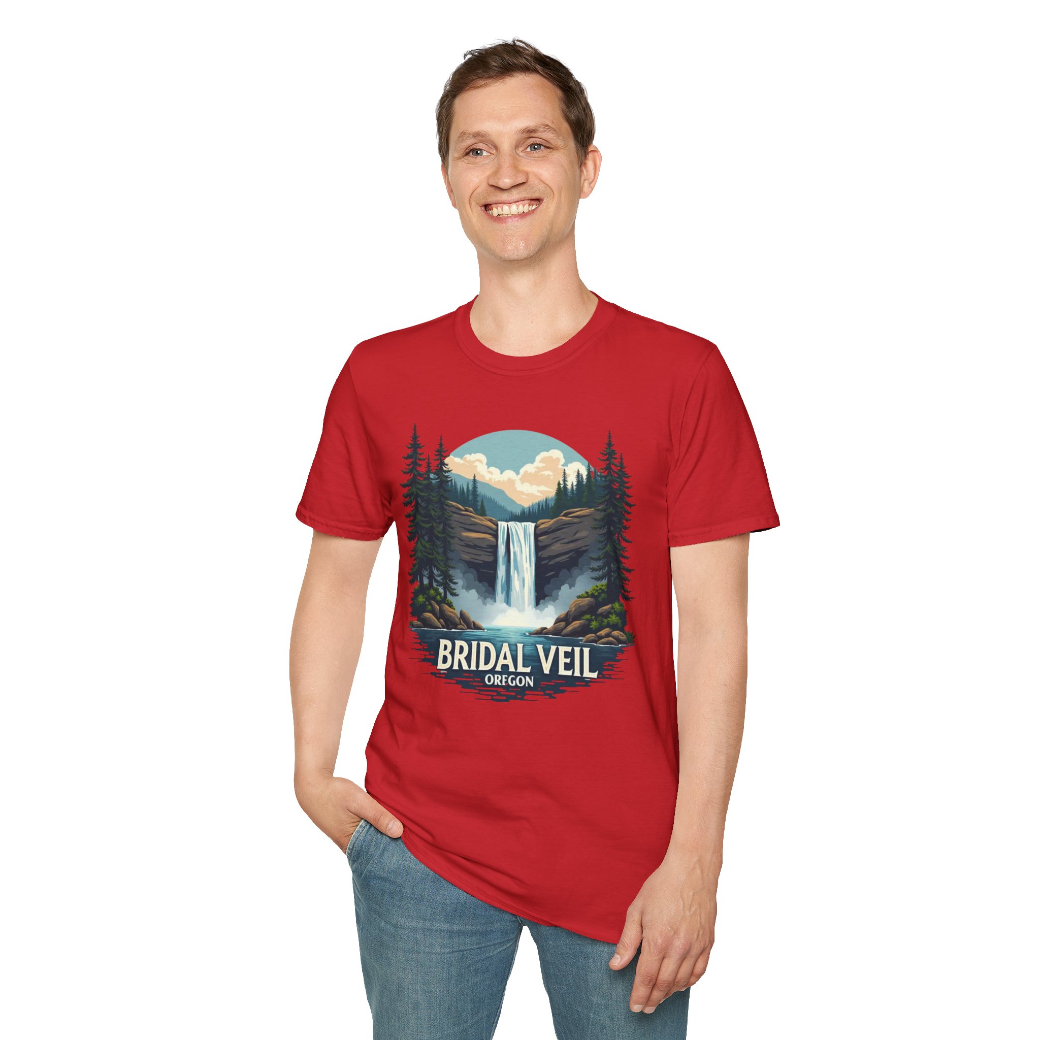 Bridal Veil Oregon T-Shirt — Scenic Waterfall Nature Tee - Image 63