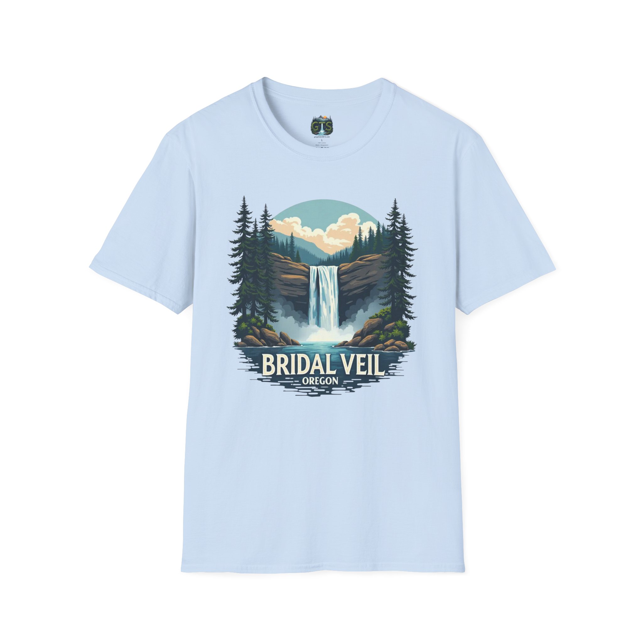 Bridal Veil Oregon T-Shirt — Scenic Waterfall Nature Tee - Image 37