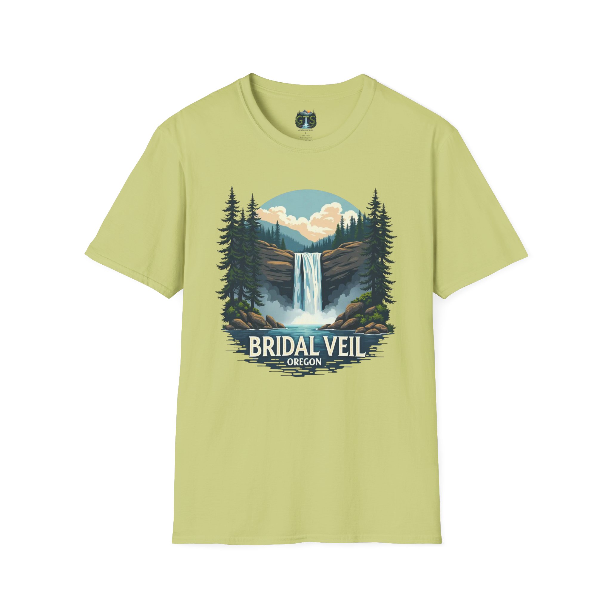Bridal Veil Oregon T-Shirt — Scenic Waterfall Nature Tee - Image 17