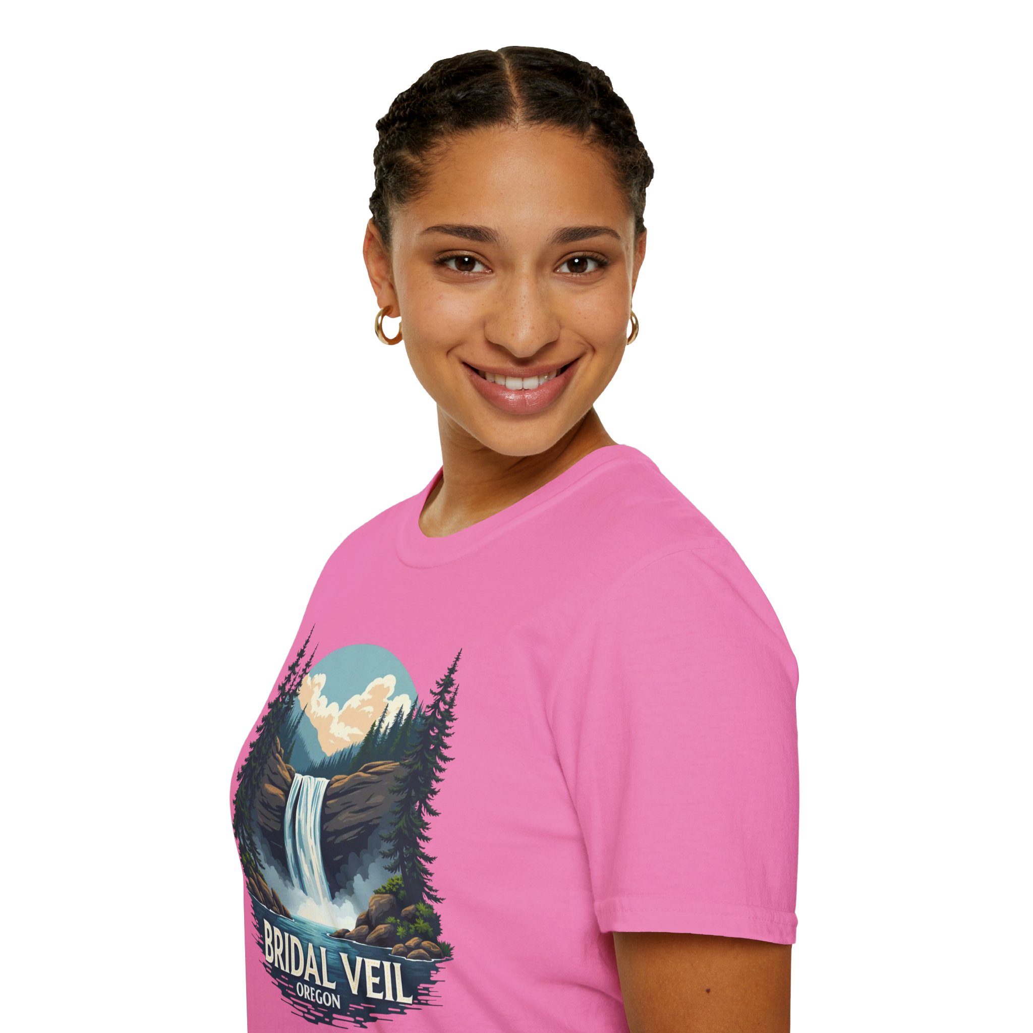 Bridal Veil Oregon T-Shirt — Scenic Waterfall Nature Tee - Image 60