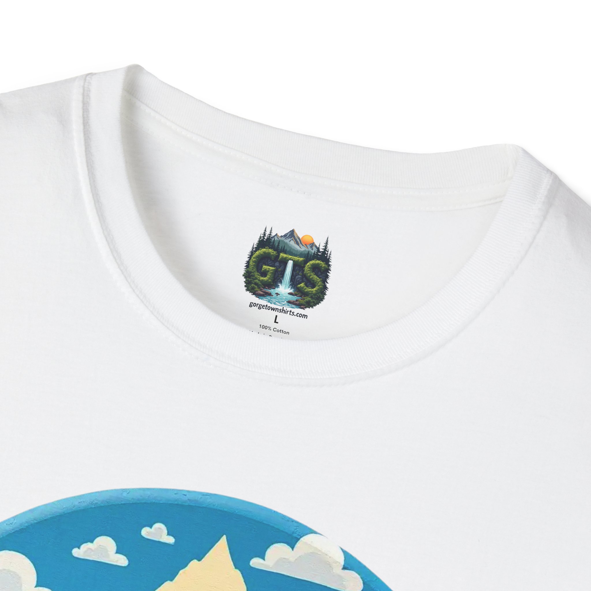 Home Valley Washington T-Shirt – Retro Mountain Badge Graphic - Image 3