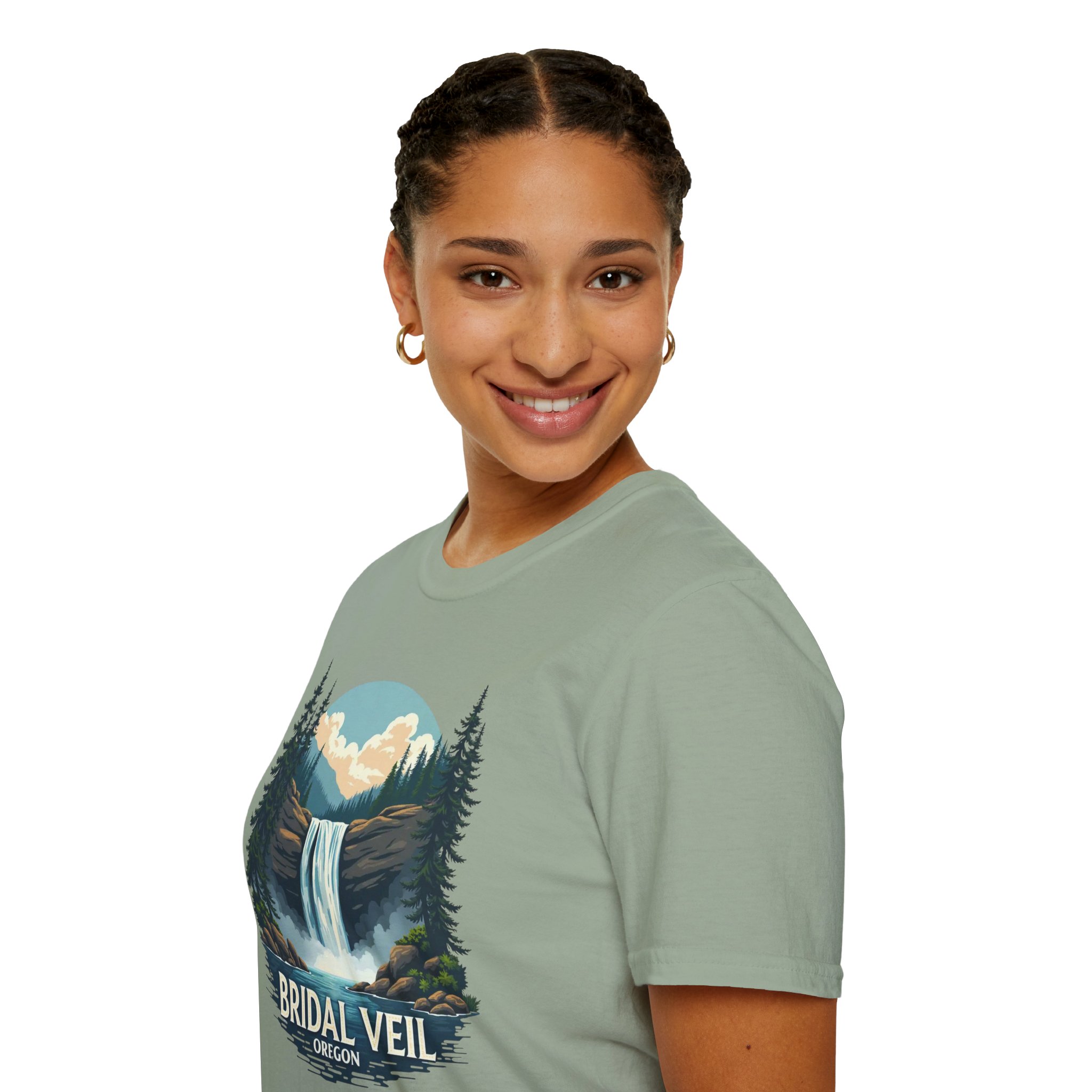 Bridal Veil Oregon T-Shirt — Scenic Waterfall Nature Tee - Image 24
